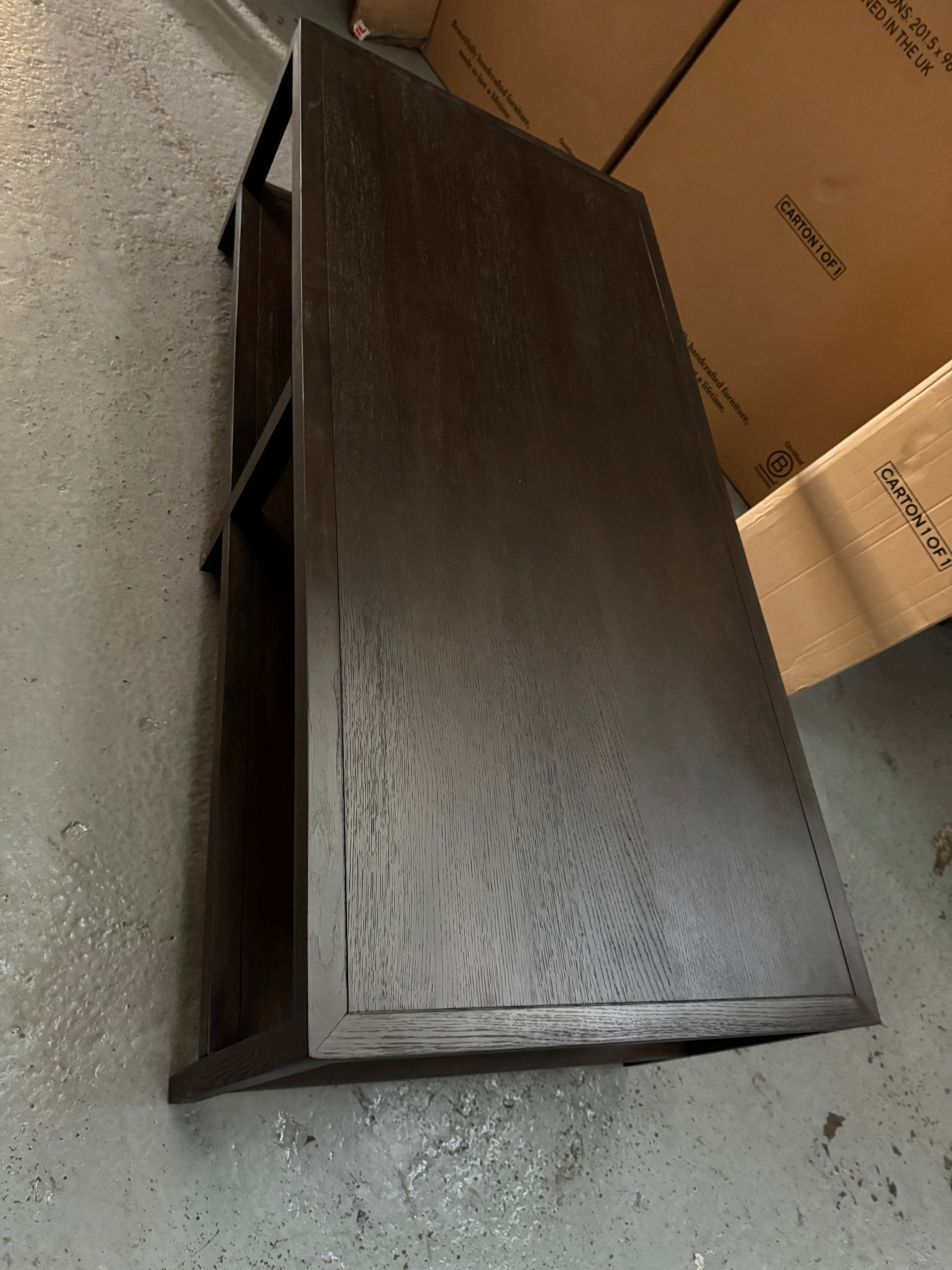 BLOCKLEY BROWN OAK Large Coffee Table Quality Furniture Clearance Ltd