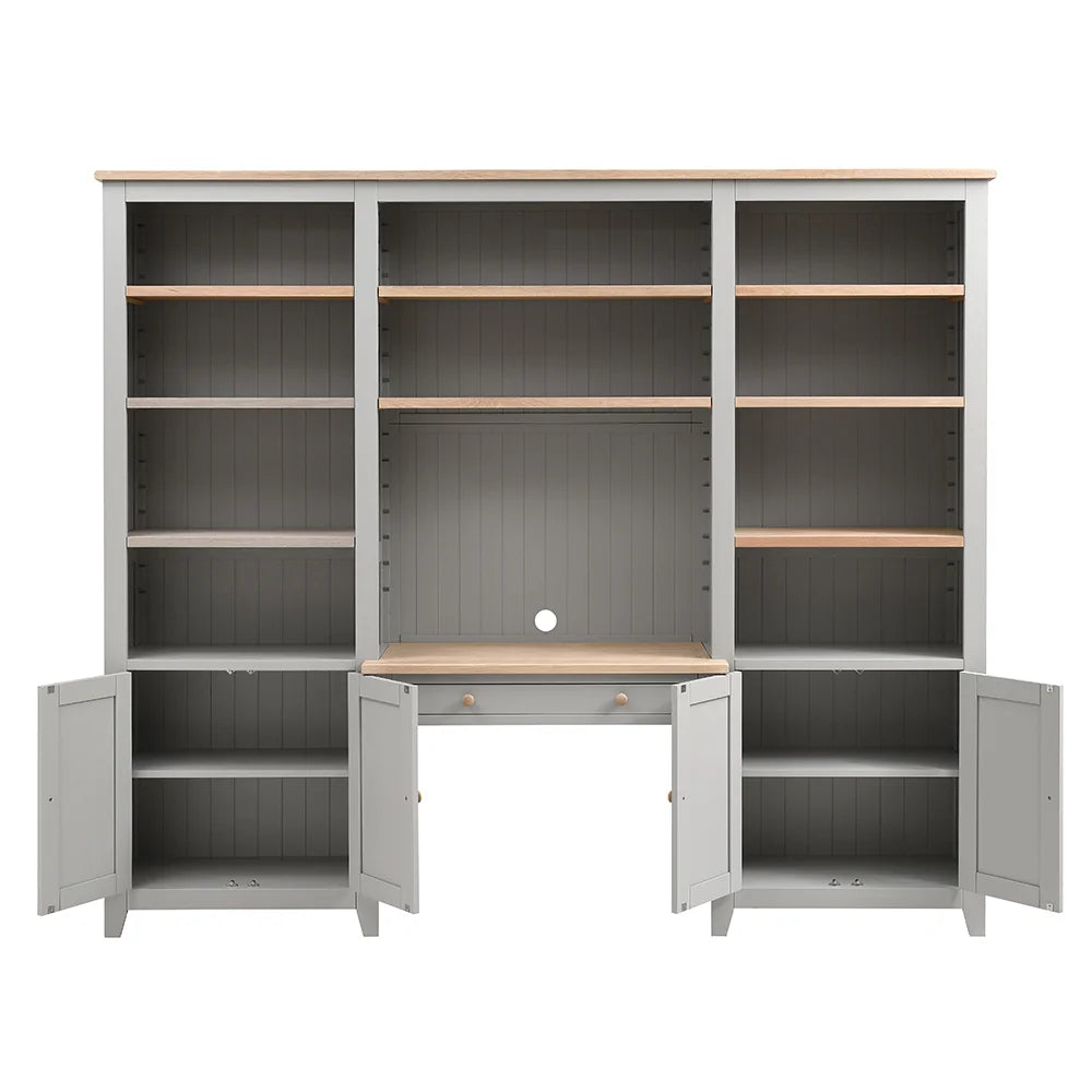 CHESTER DOVE GREY
Library Cabinet and Workstation Quality Furniture Clearance Ltd