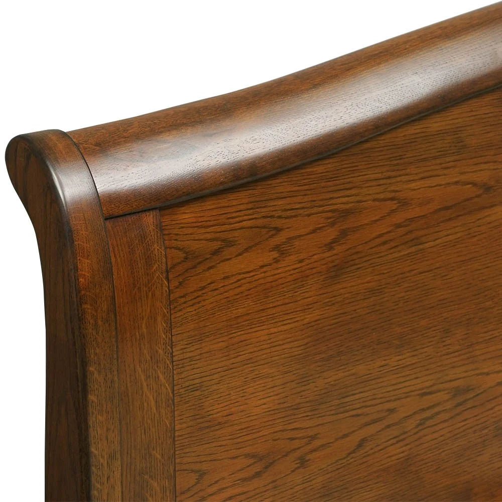 Winchcombe Dark Oak NEW 5ft Kingsize Sleigh Bed Quality Furniture Clearance Ltd