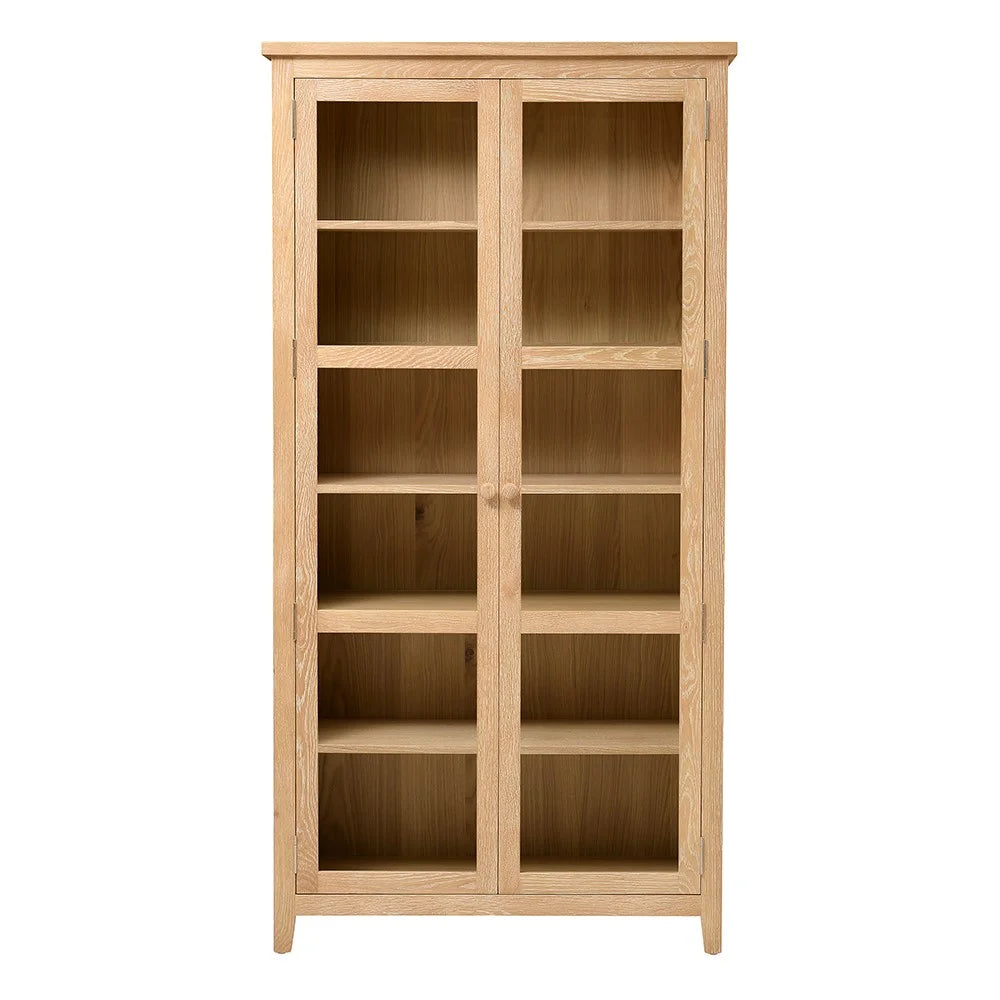 INGLESHAM WHITEWASH OAK
Glass Display Cabinet Quality Furniture Clearance Ltd