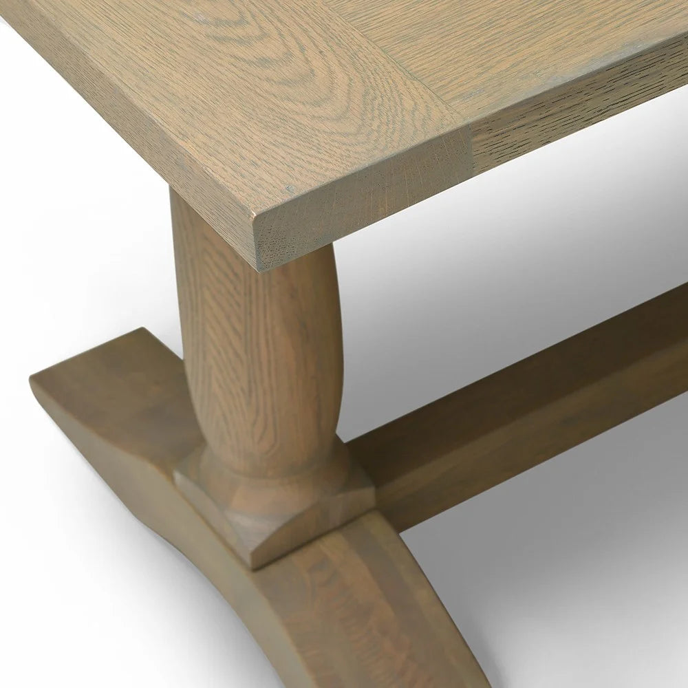 ELKSTONE SMOKED OAK
6-8 Seater Extending Dining Table Quality Furniture Clearance Ltd