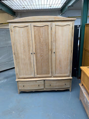 Camille Limewash Oak Triple Wardrobe furniture delivered