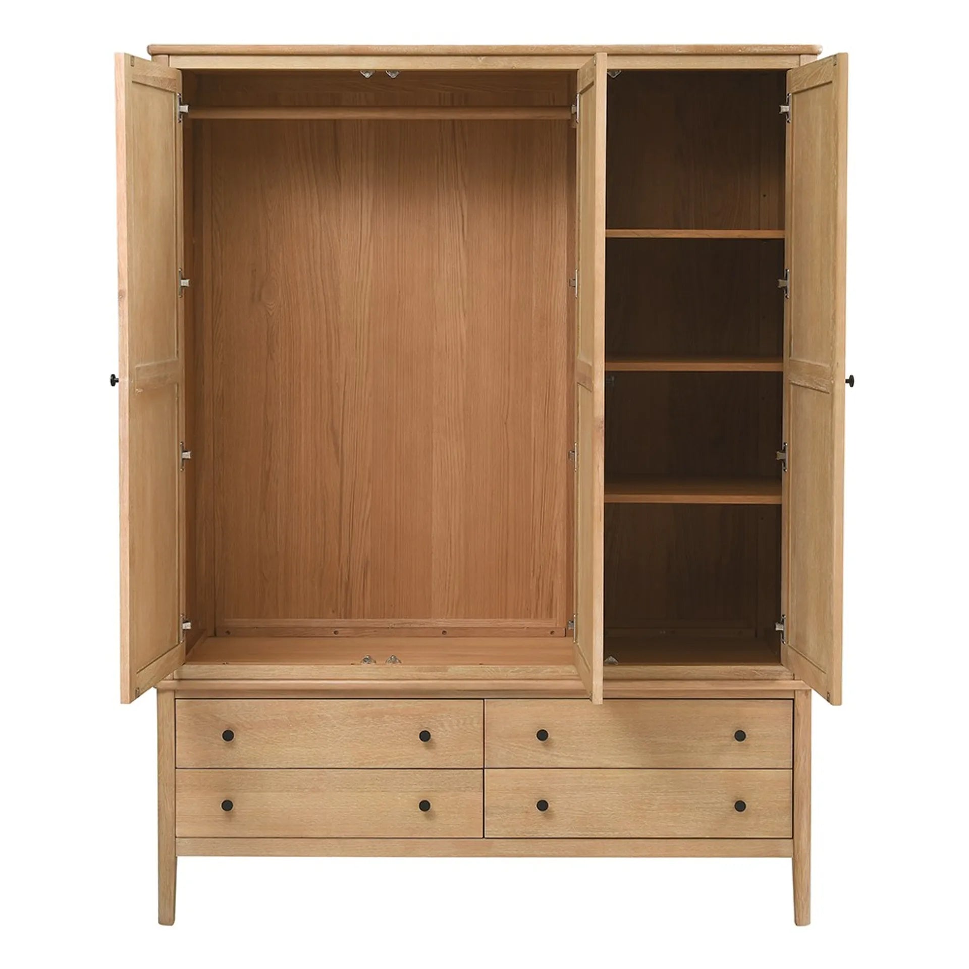 BERKELEY NORDIC OAK
Triple Wardrobe Quality Furniture Clearance Ltd