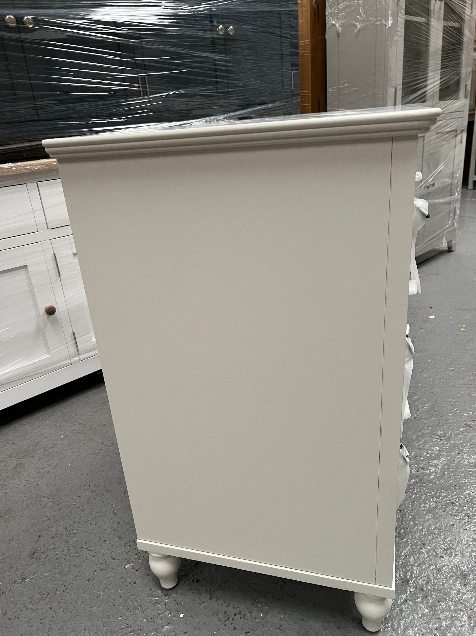 Wilmslow Grey Painted 6 Drawer Chest Quality Furniture Clearance Ltd