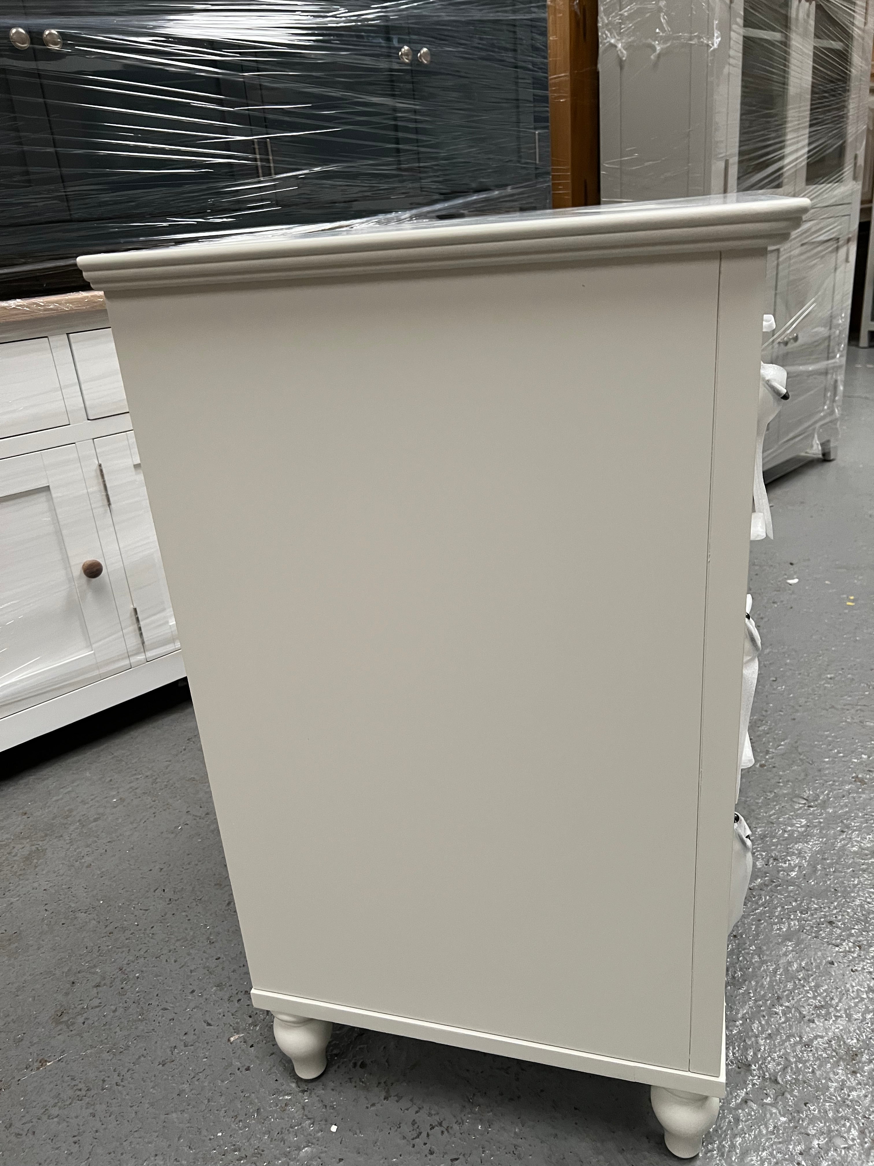 Wilmslow Grey Painted 6 Drawer Chest Quality Furniture Clearance Ltd