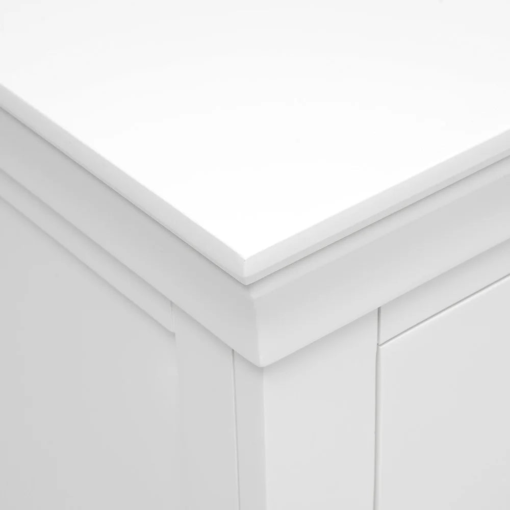 Chantilly Warm White 3 Drawer Petite Chest furniture delivered