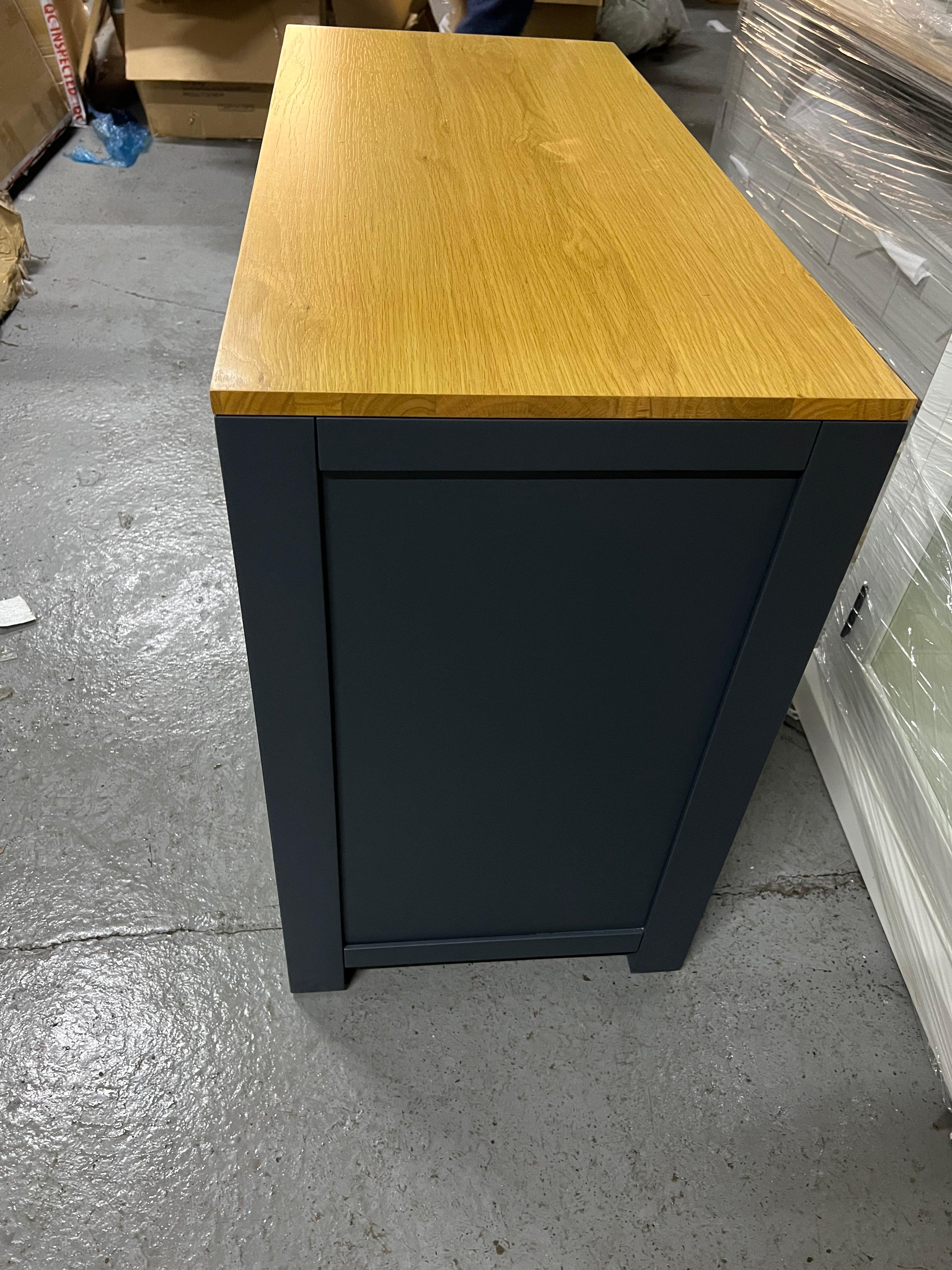 Chalford Inky Blue Cupboard Quality Furniture Clearance Ltd