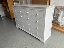 Load image into Gallery viewer, Chantilly Pebble Grey 10 Drawer Chest Quality Furniture Clearance Ltd
