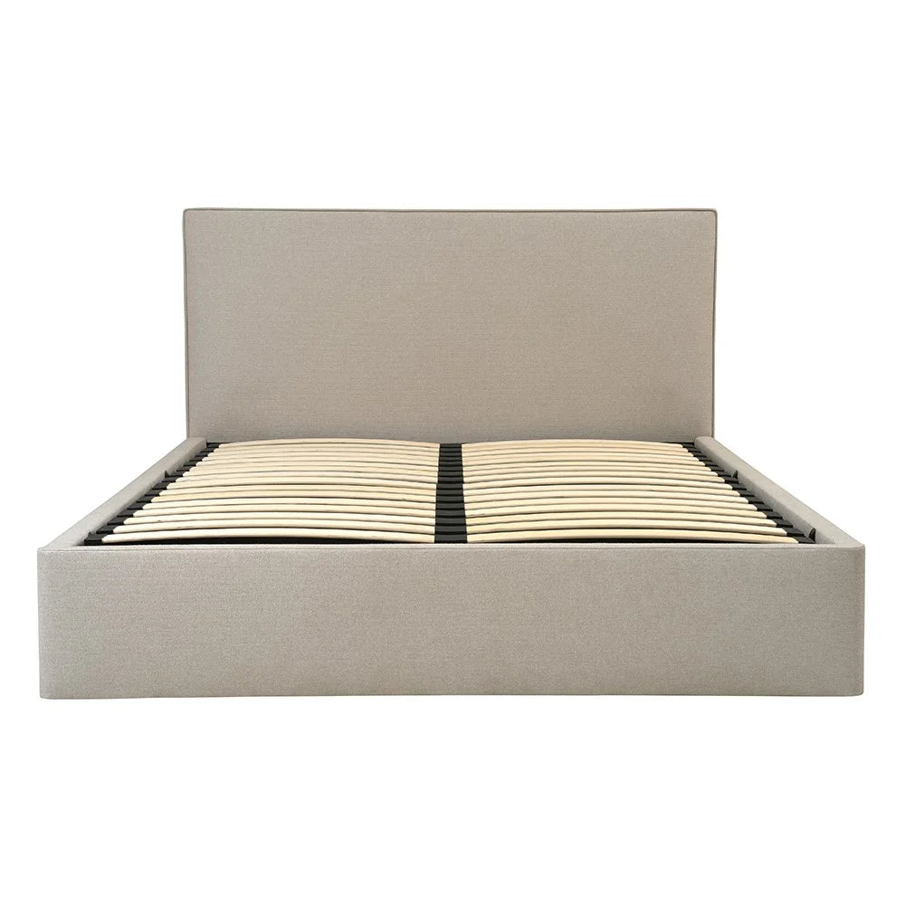 CHURCHILL
Kingsize Ottoman Bed - Natural Tweed Quality Furniture Clearance Ltd