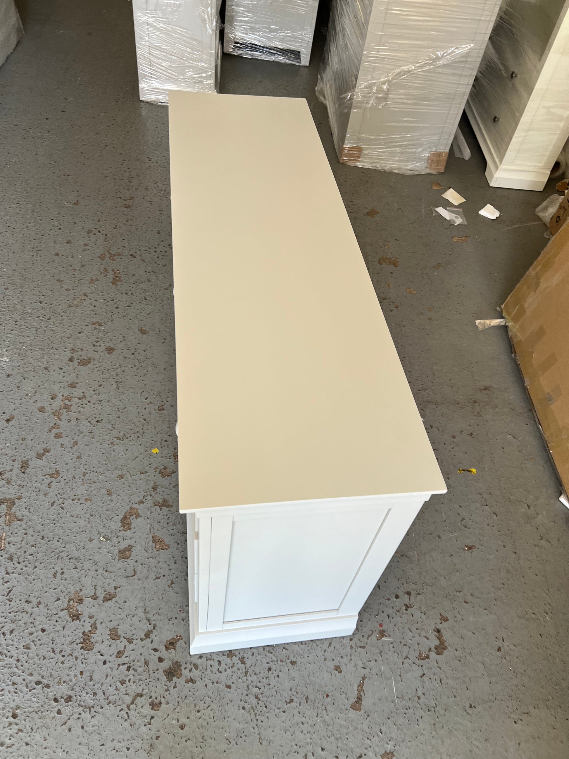 Chantilly Pebble Grey 3 Over 4 Chest furniture delivered