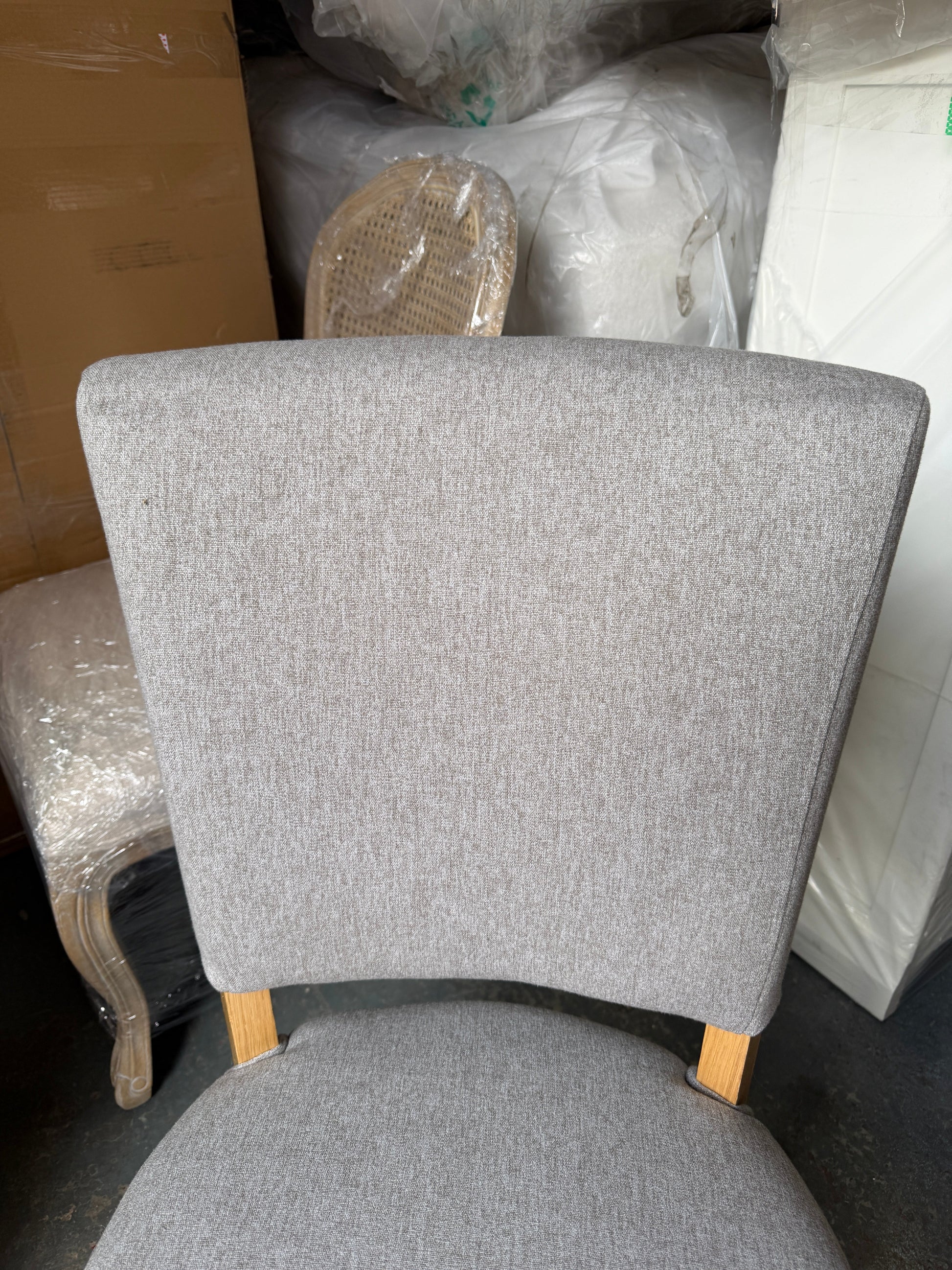 BLUEBELL
Upholstered Dining Chair Grey Quality Furniture Clearance Ltd