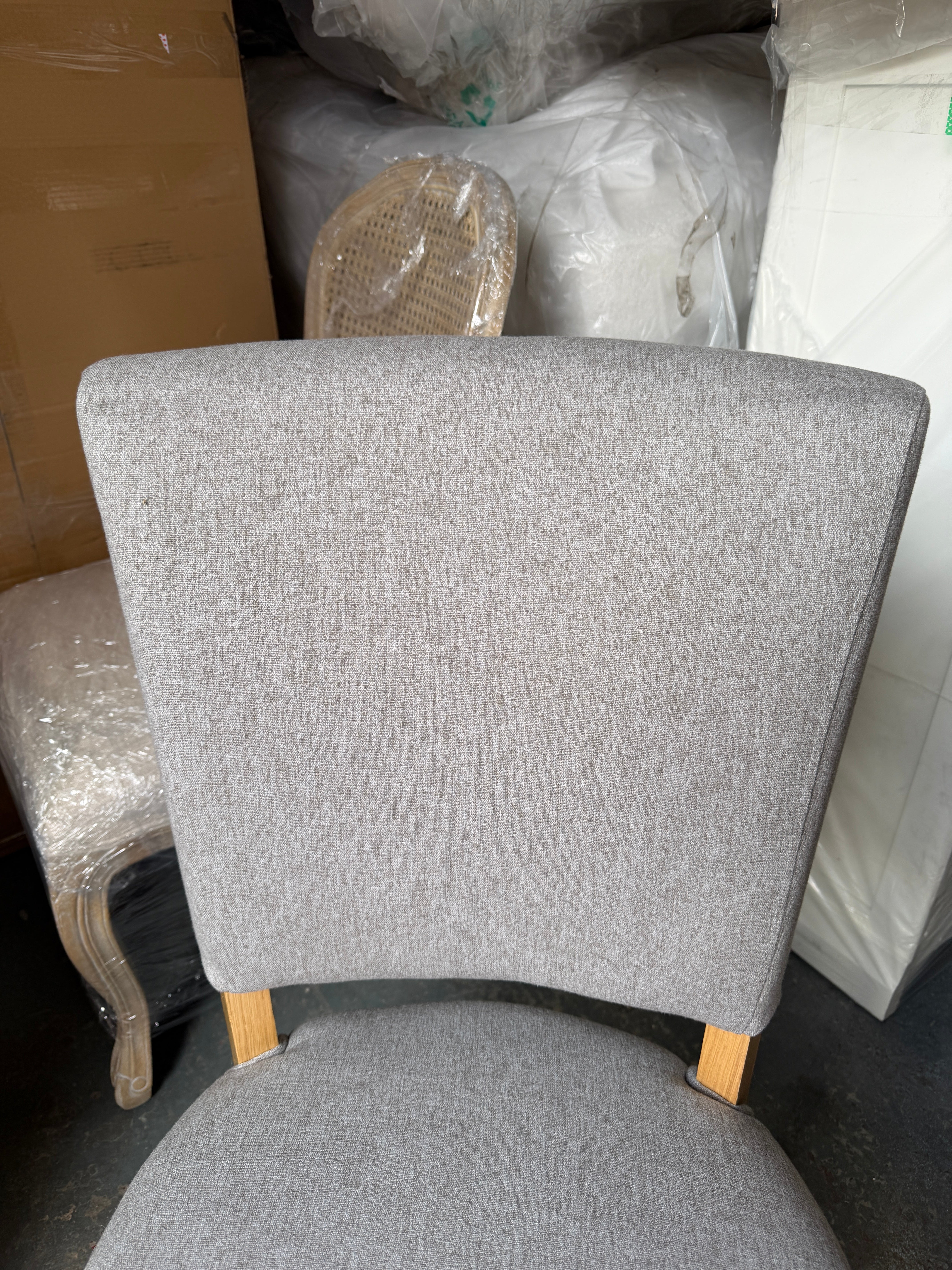 BLUEBELL
Upholstered Dining Chair Grey Quality Furniture Clearance Ltd