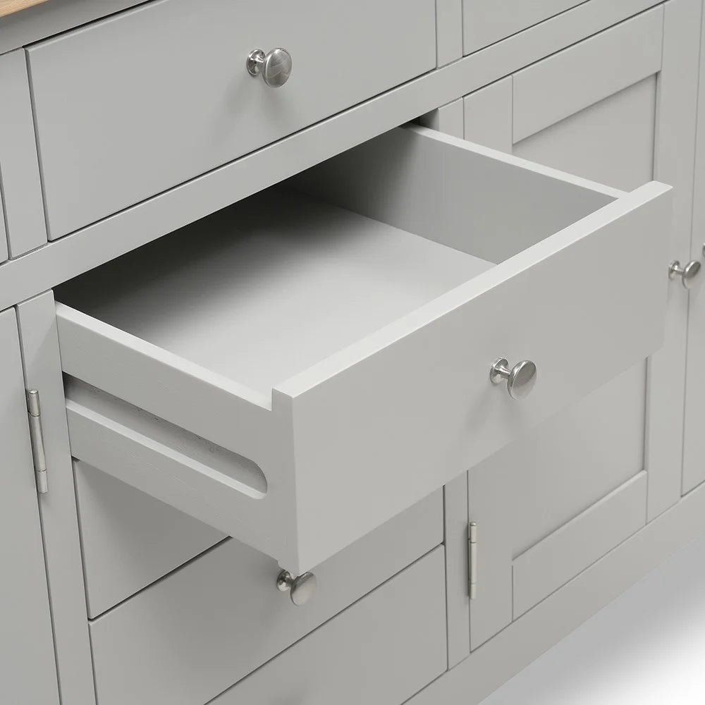 Chester Dove Grey Grand Sideboard furniture delivered