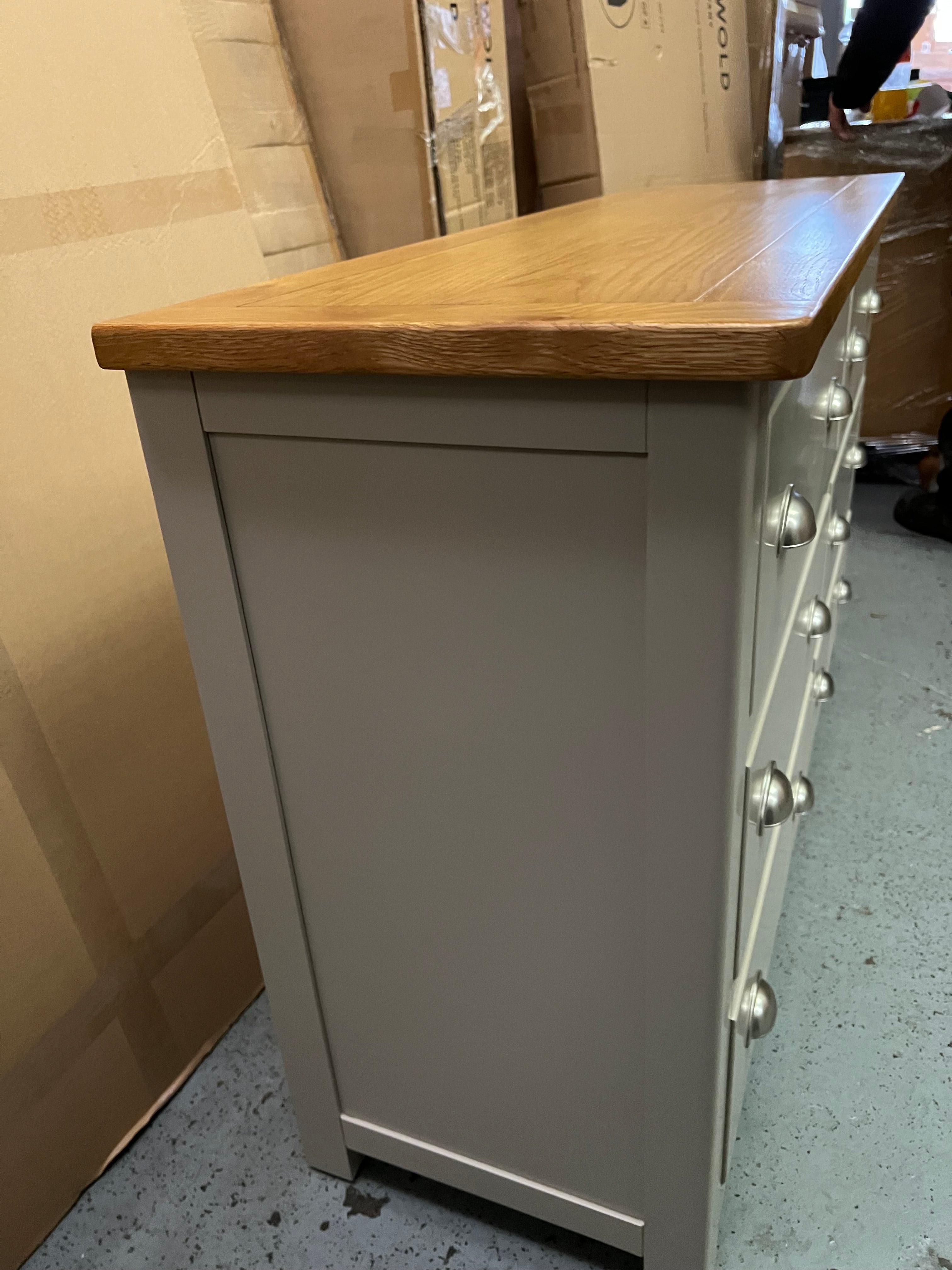 LUNDY STONE
6 Drawer Wide Chest Quality Furniture Clearance Ltd