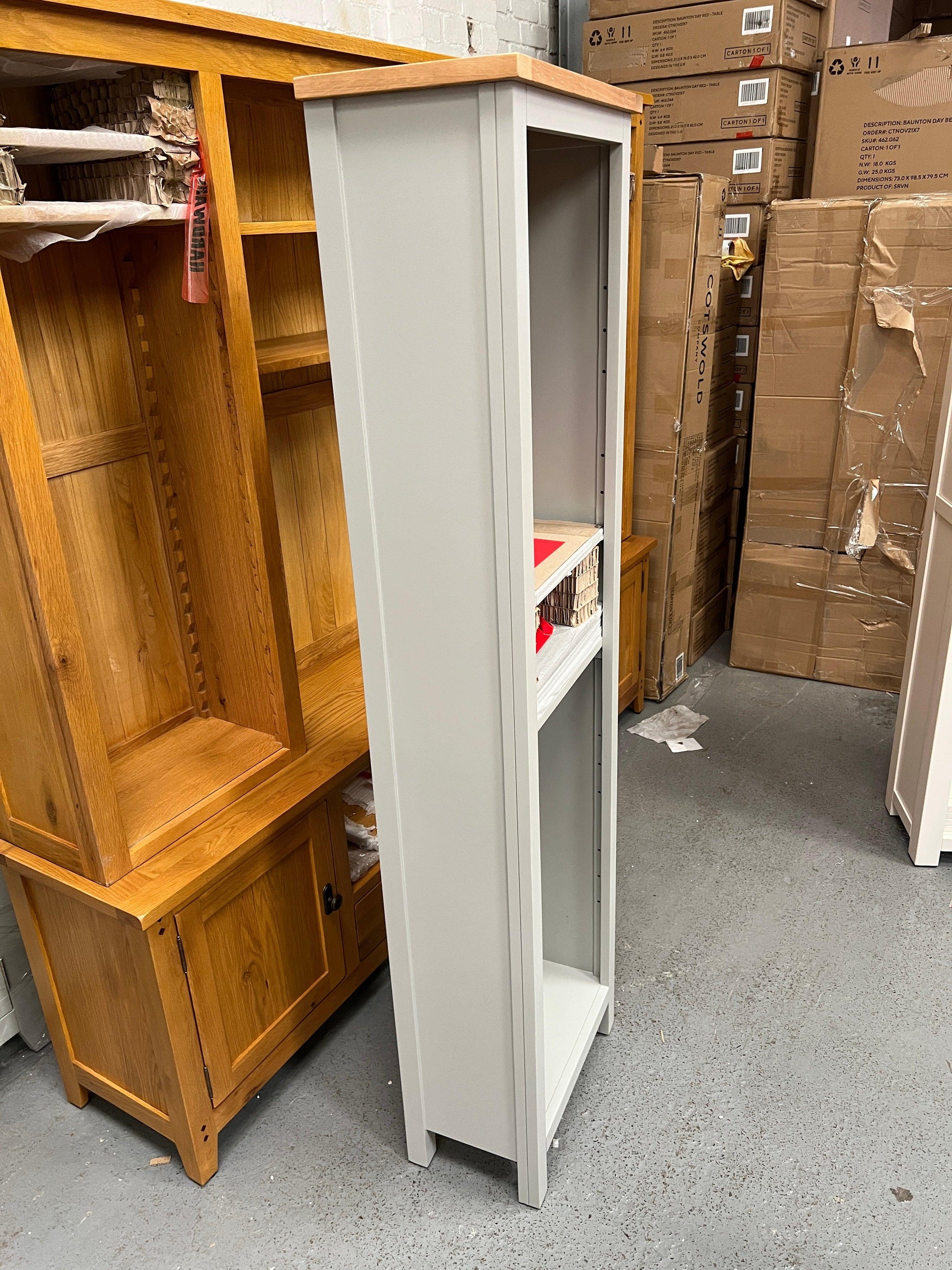 PEBBLE GREY
Slim Bookcase Quality Furniture Clearance Ltd