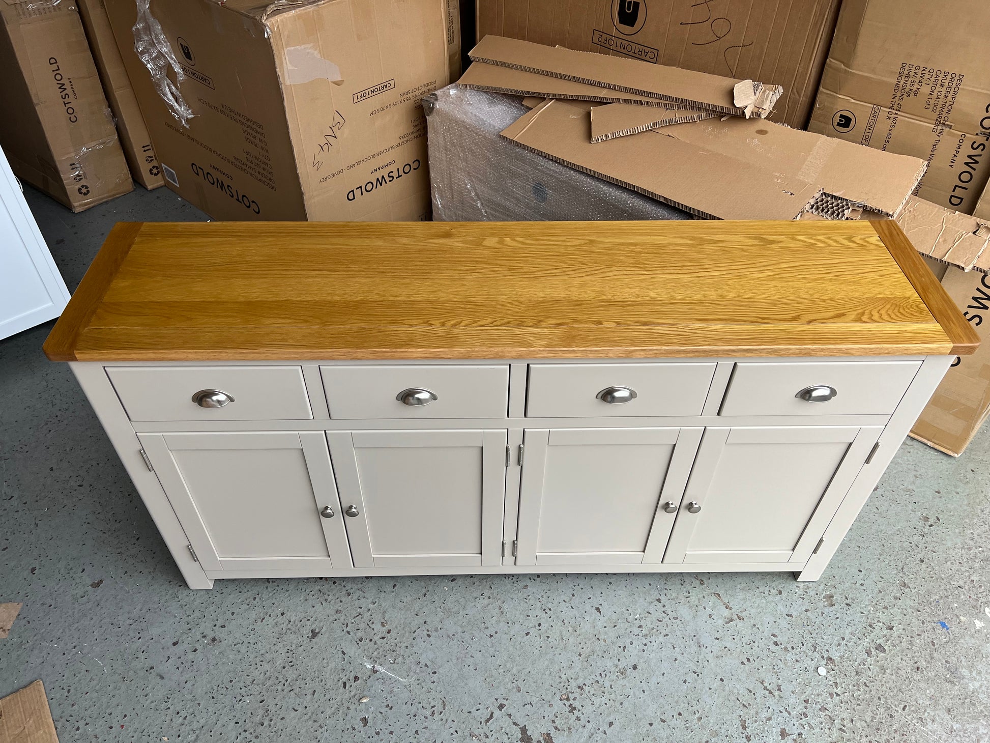 LUNDY STONE
Extra Large Sideboard Quality Furniture Clearance Ltd