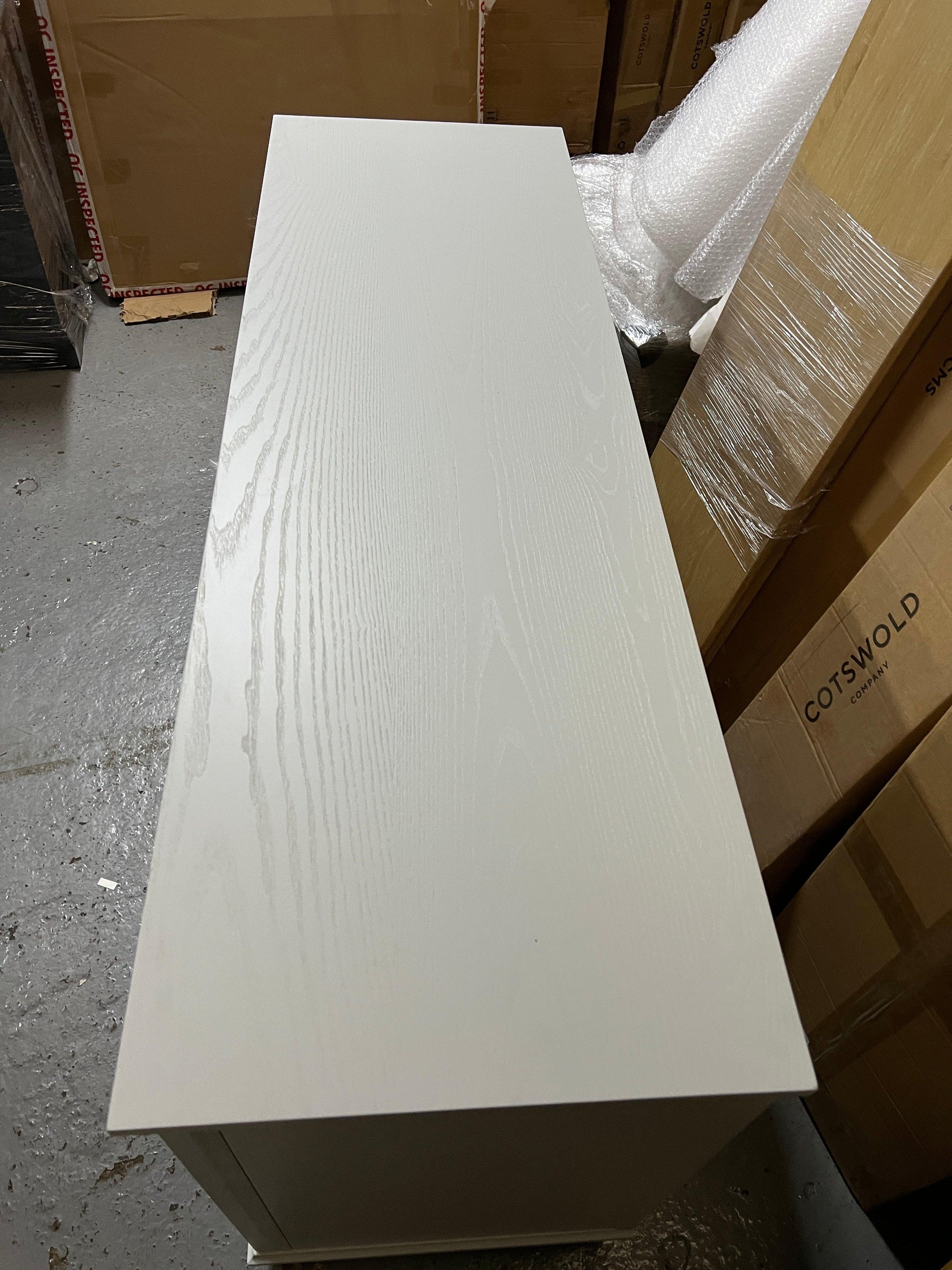 Charlbury Mineral Grey Large Sideboard With Drawers Quality Furniture Clearance Ltd