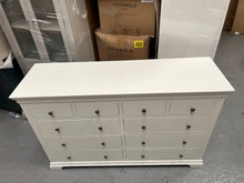 Load image into Gallery viewer, Chantilly Warm White 10 Drawer Chest Quality Furniture Clearance Ltd
