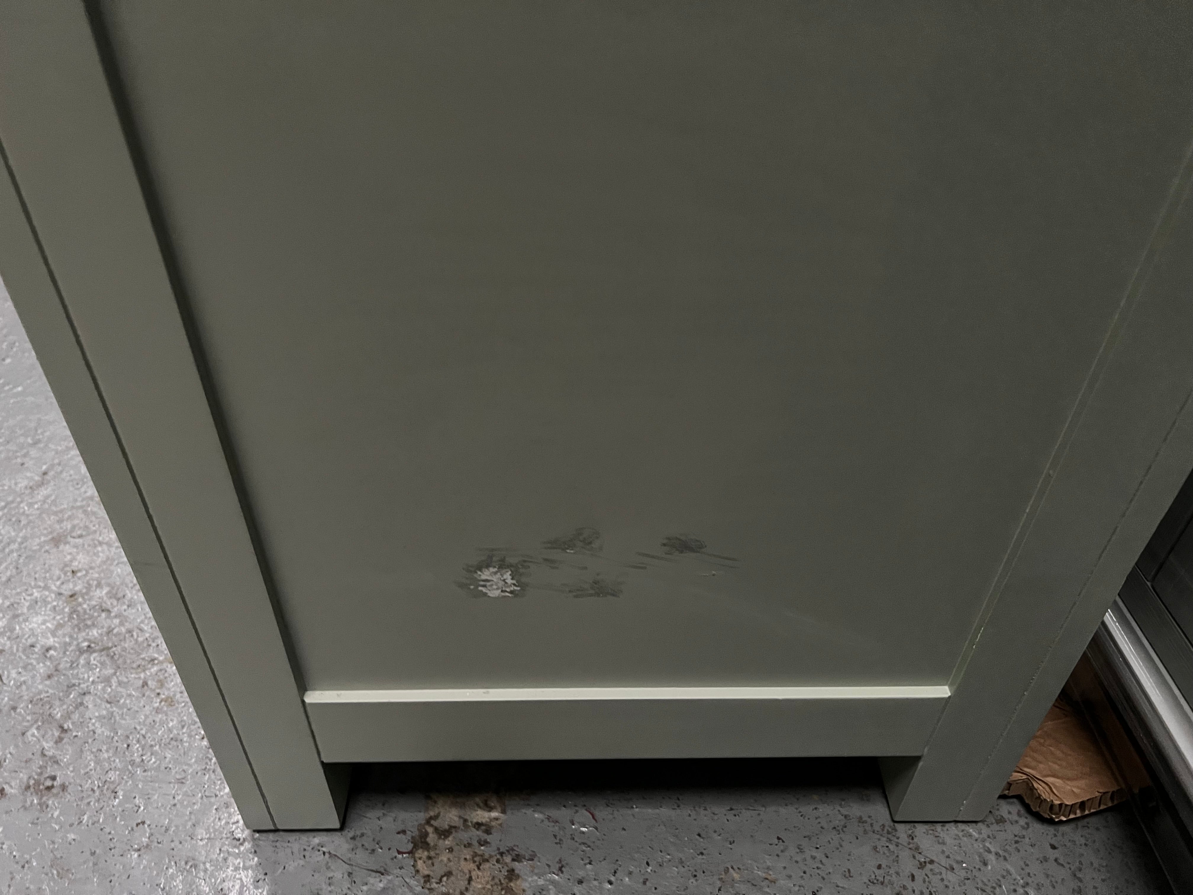 Sussex Sage Green Double Larder Quality Furniture Clearance Ltd