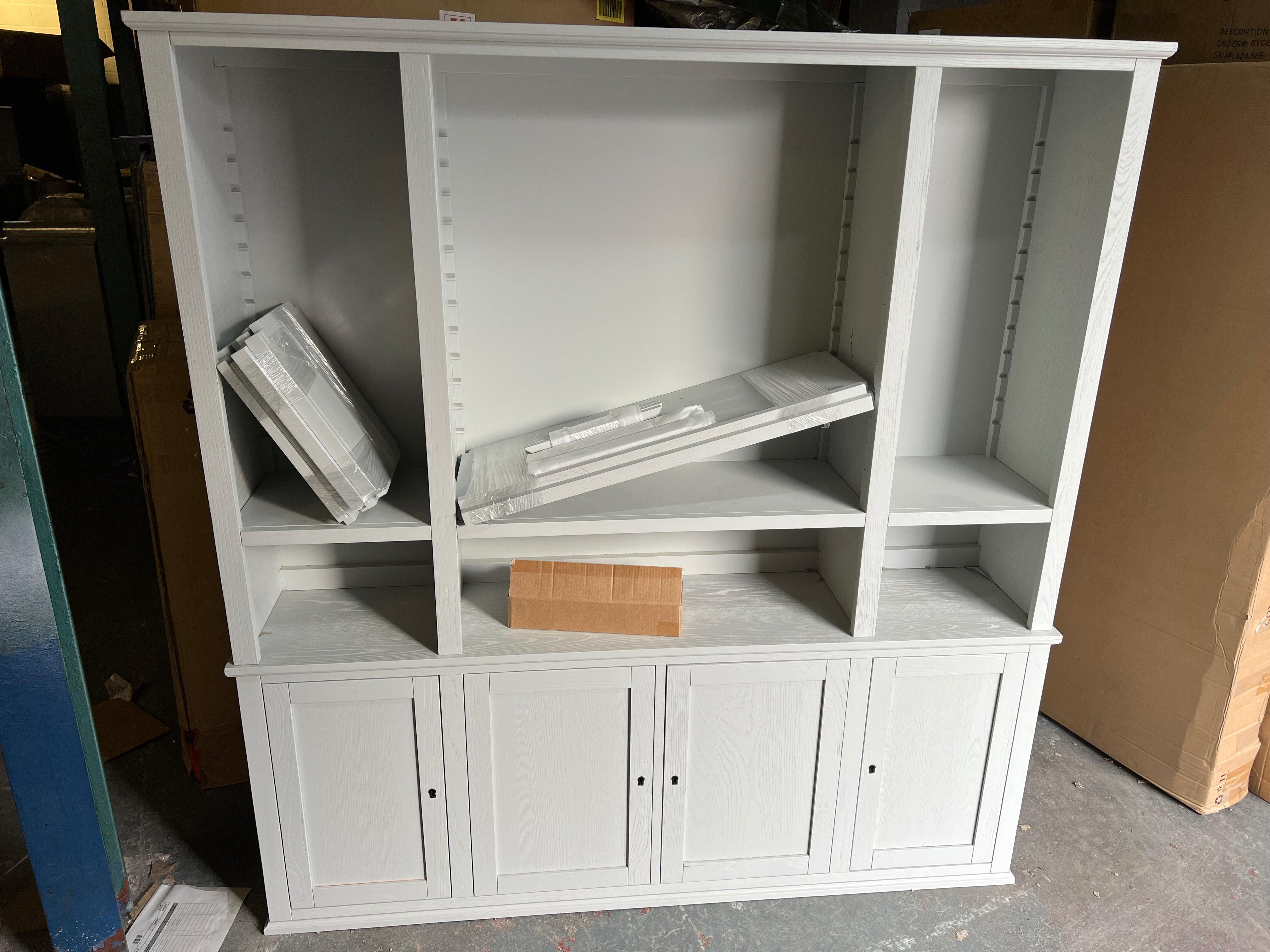 CHARLBURY MINERAL GREY
Grand Bookcase Quality Furniture Clearance Ltd