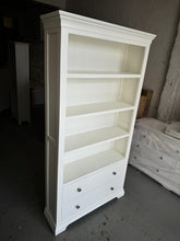 Load image into Gallery viewer, Chantilly Warm White Large Bookcase. furniture delivered
