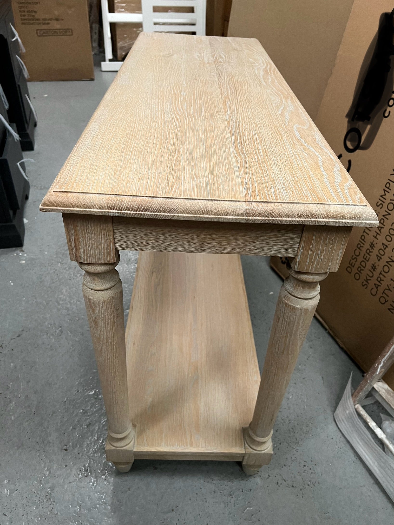 CAMILLE LIMEWASH OAK
Console Table Quality Furniture Clearance Ltd