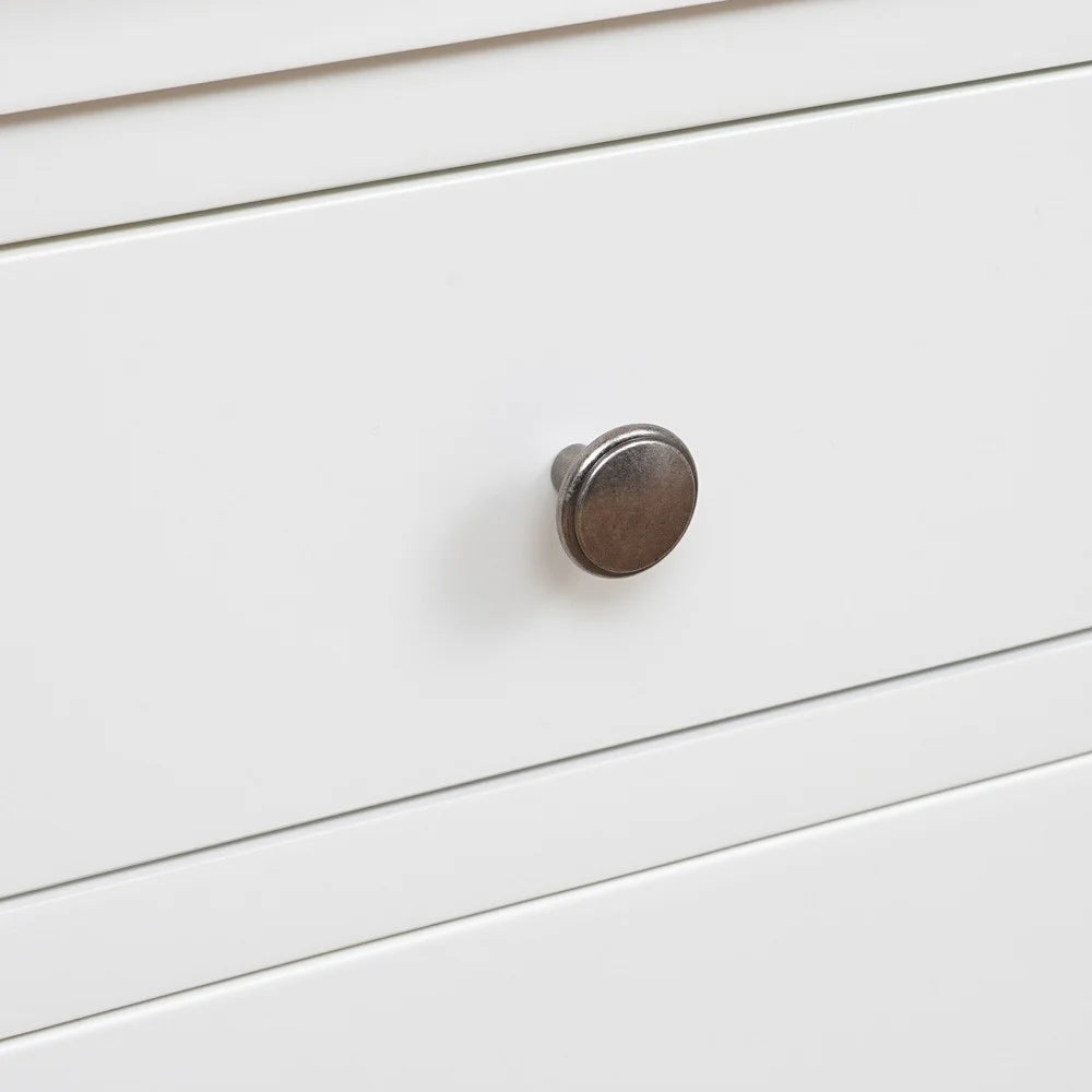 Chantilly Warm White 10 Drawer Chest Quality Furniture Clearance Ltd