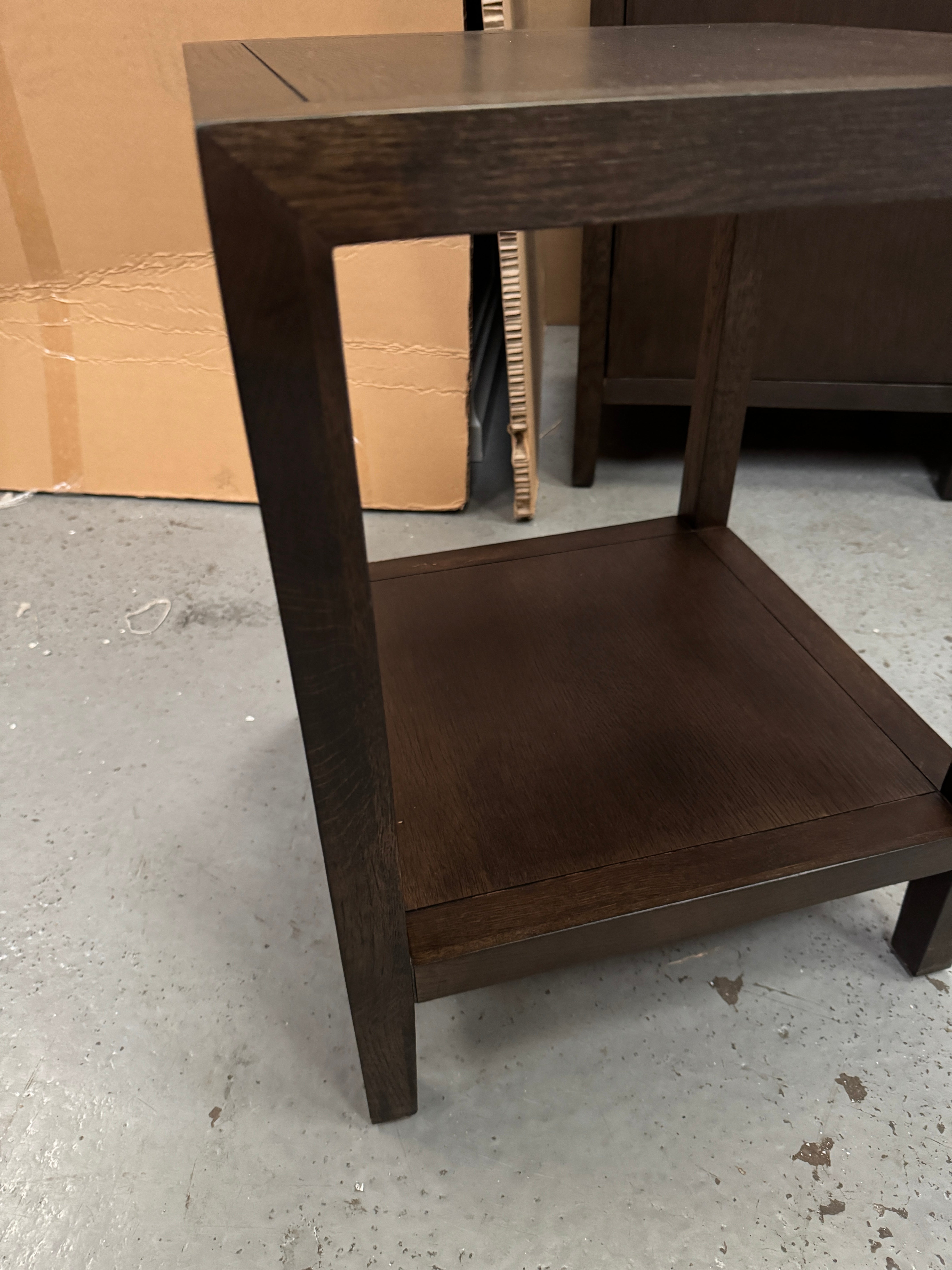 BLOCKLEY BROWN OAK Side table Quality Furniture Clearance Ltd