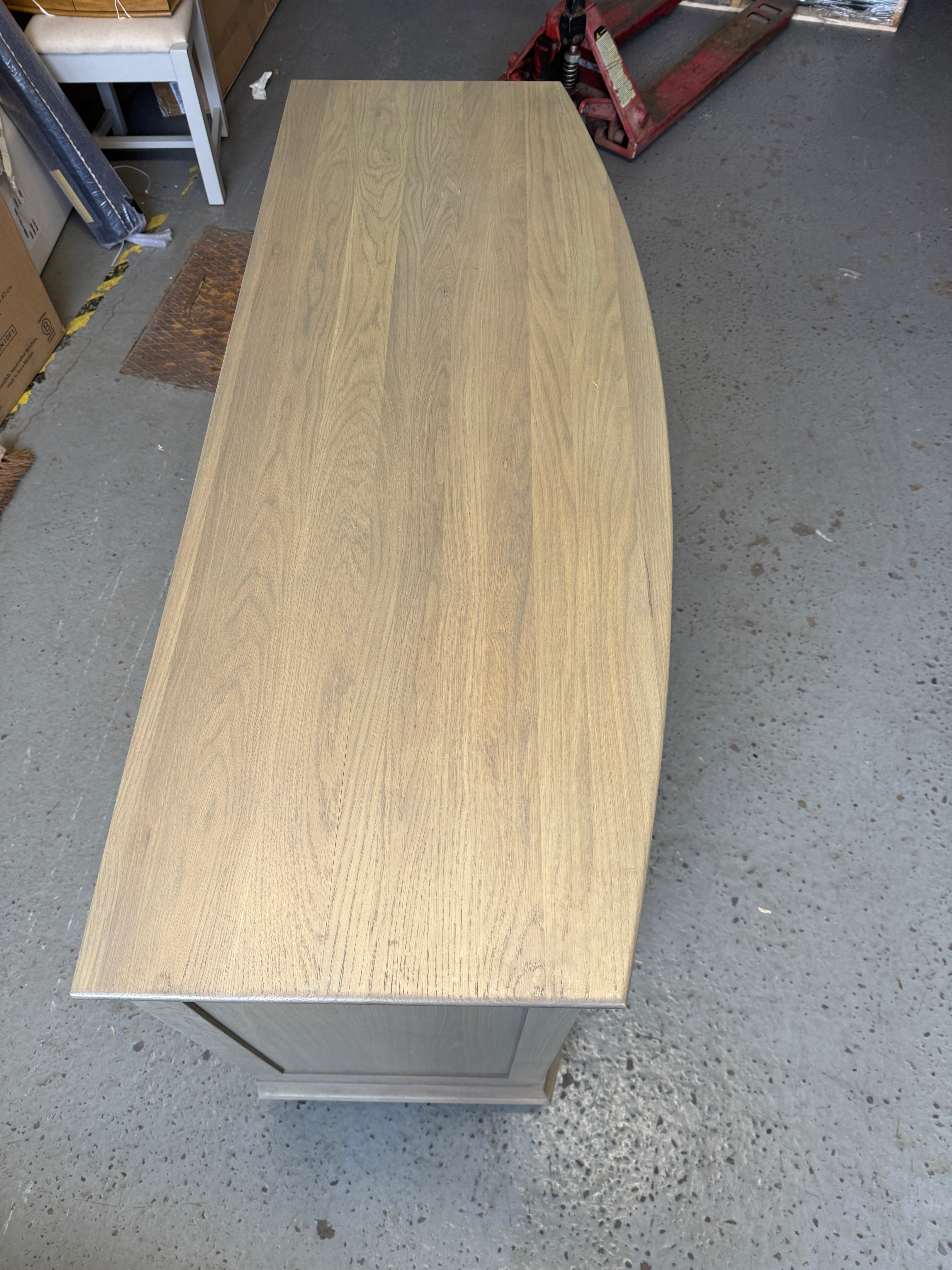 Winchcome Smoked Oak Low and Wide 6 Drawer Chest Quality Furniture Clearance Ltd