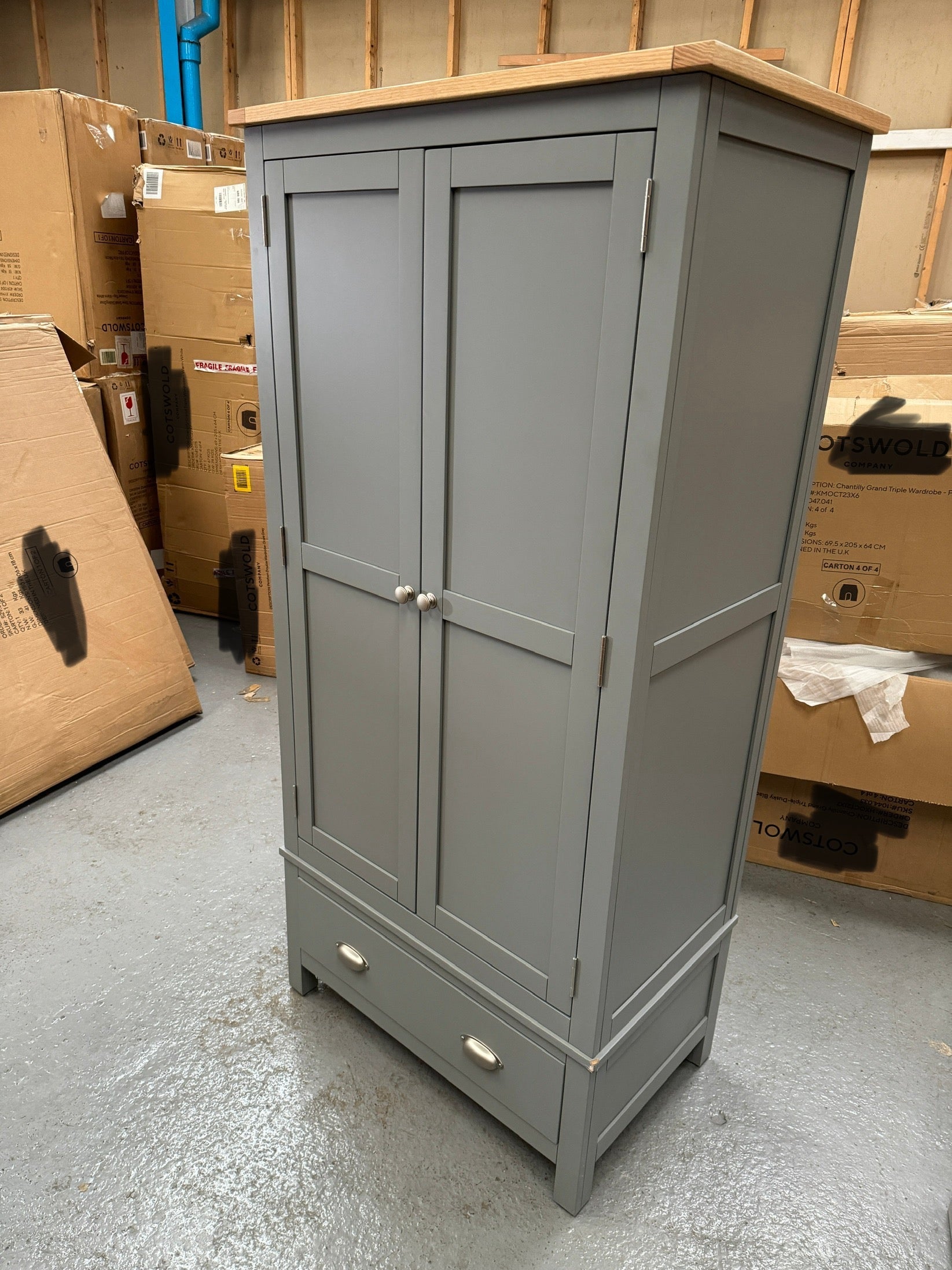 SIMPLY COTSWOLD STORM GREY
Double Wardrobe Quality Furniture Clearance Ltd