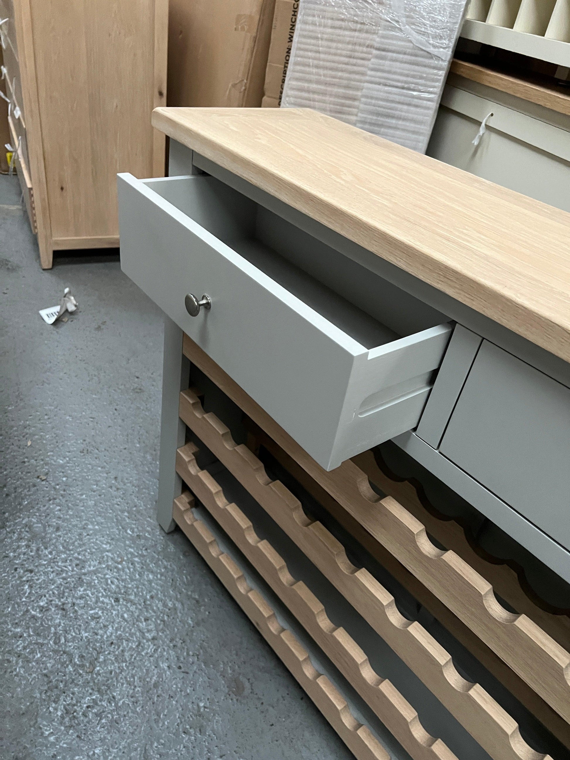 CHESTER DOVE GREY
Wine Console Quality Furniture Clearance Ltd