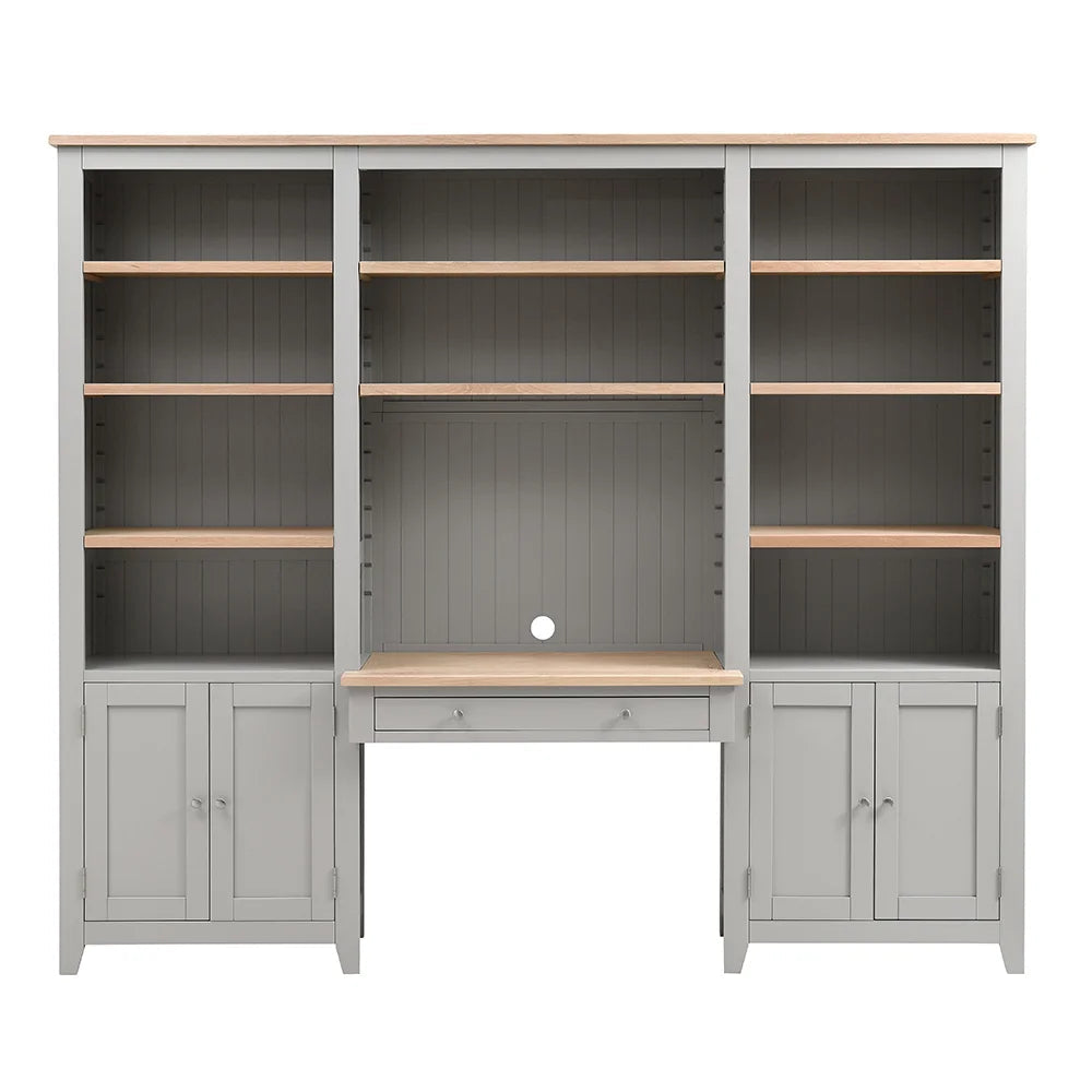 CHESTER DOVE GREY
Library Cabinet and Workstation Quality Furniture Clearance Ltd