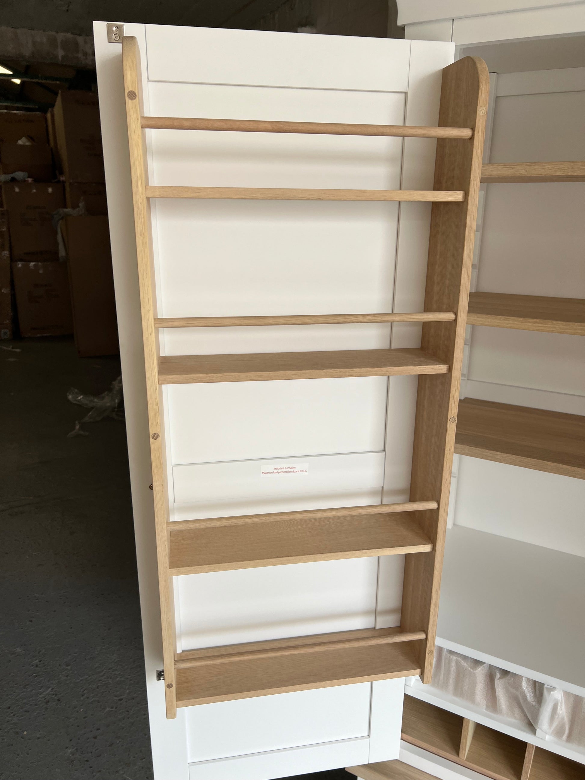 CHESTER PURE WHITE Double Larder Quality Furniture Clearance Ltd