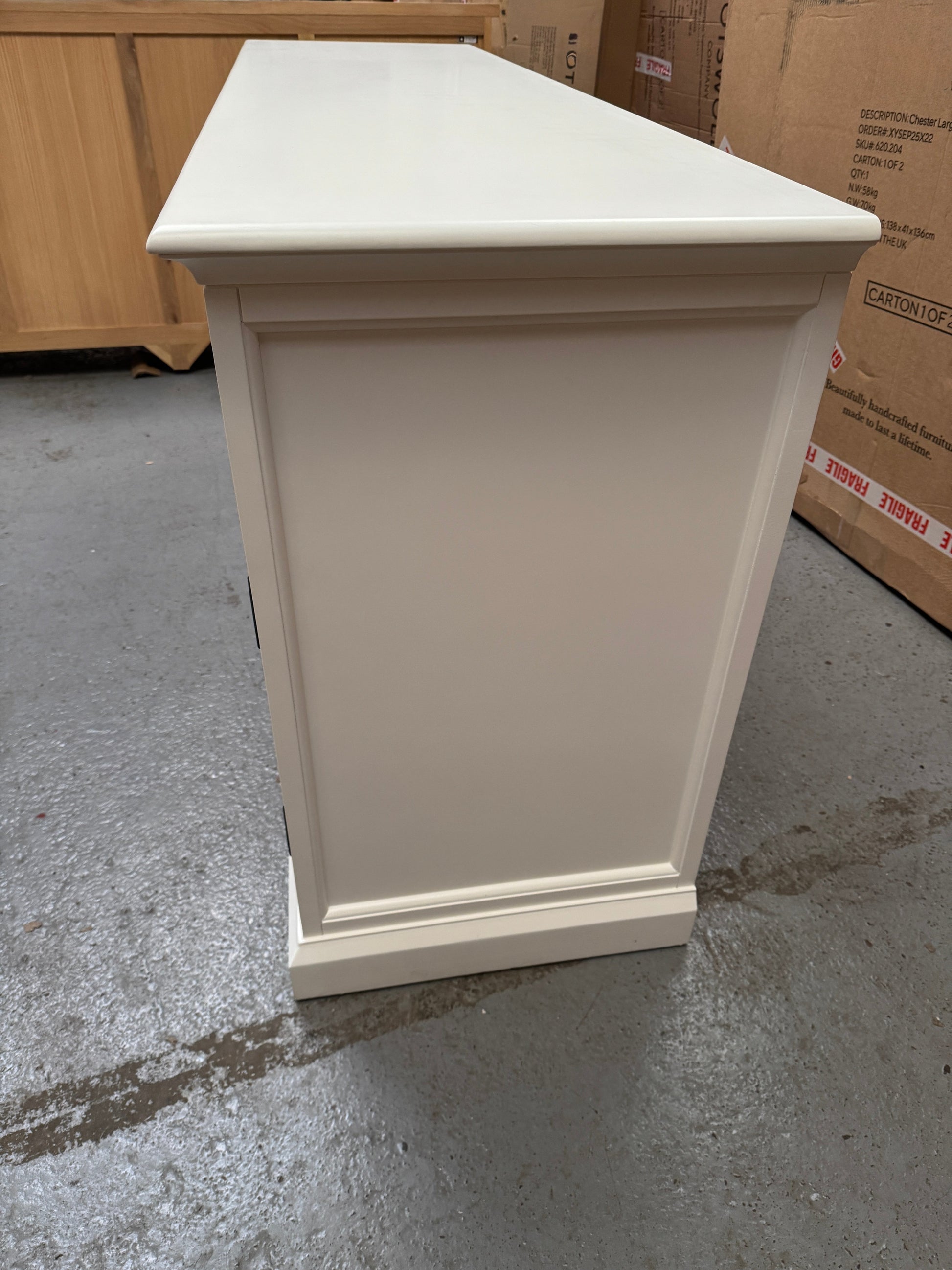 STOW WARM WHITE
Extra Large Sideboard Quality Furniture Clearance Ltd