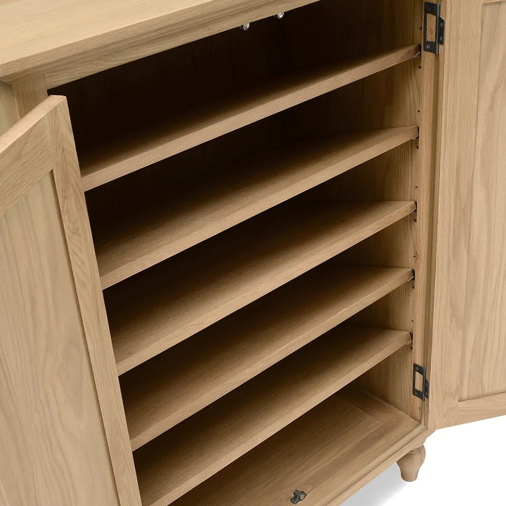 ELKSTONE MELLOW OAK
Shoe Cupboard Quality Furniture Clearance Ltd