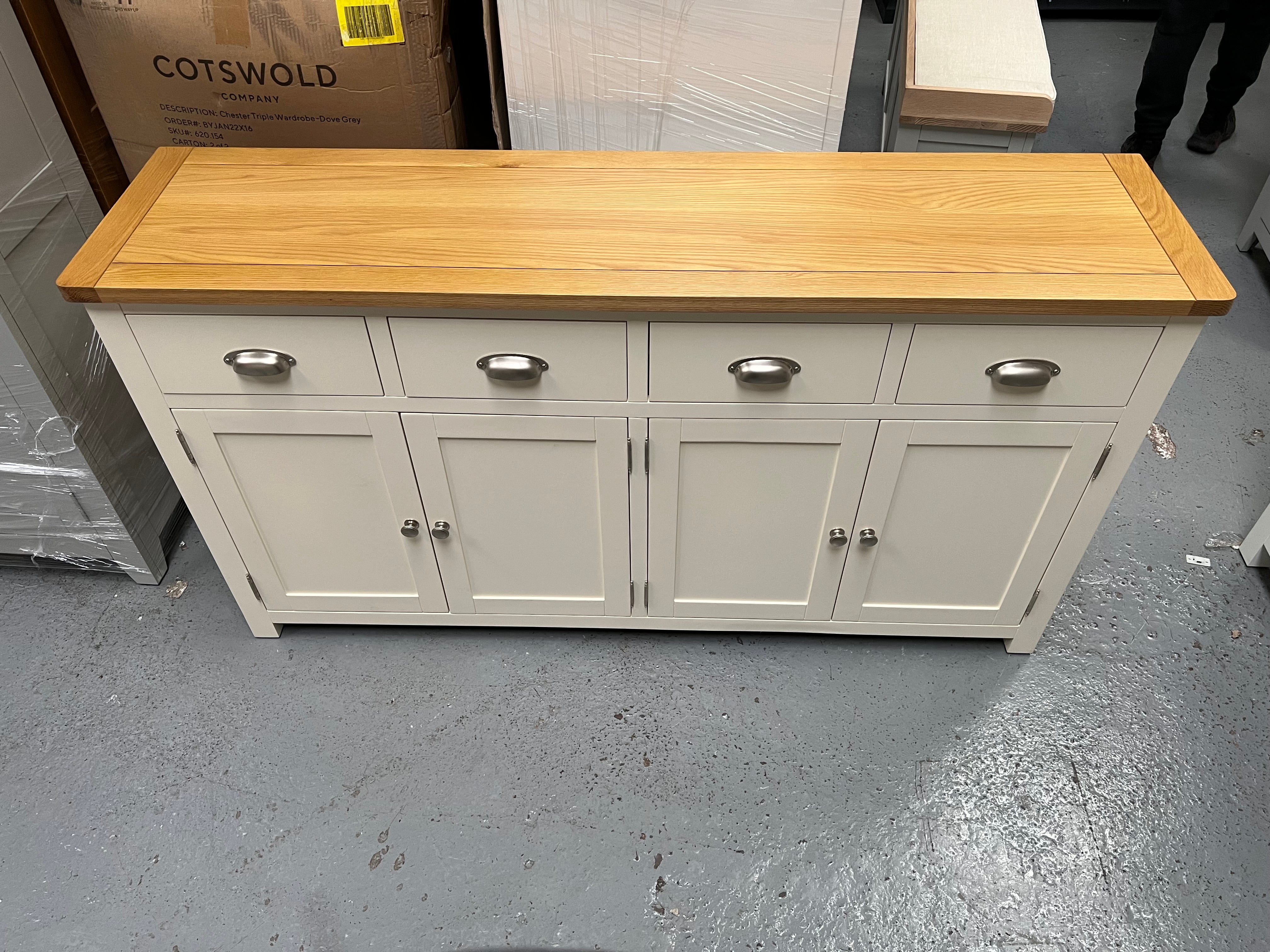 Cream Extra Large Sideboard furniture delivered