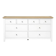 CHESTER PURE WHITE
8 Drawer Chest Quality Furniture Clearance Ltd