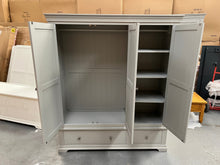 Load image into Gallery viewer, Chantilly Pebble Grey Triple Wardrobe furniture delivered
