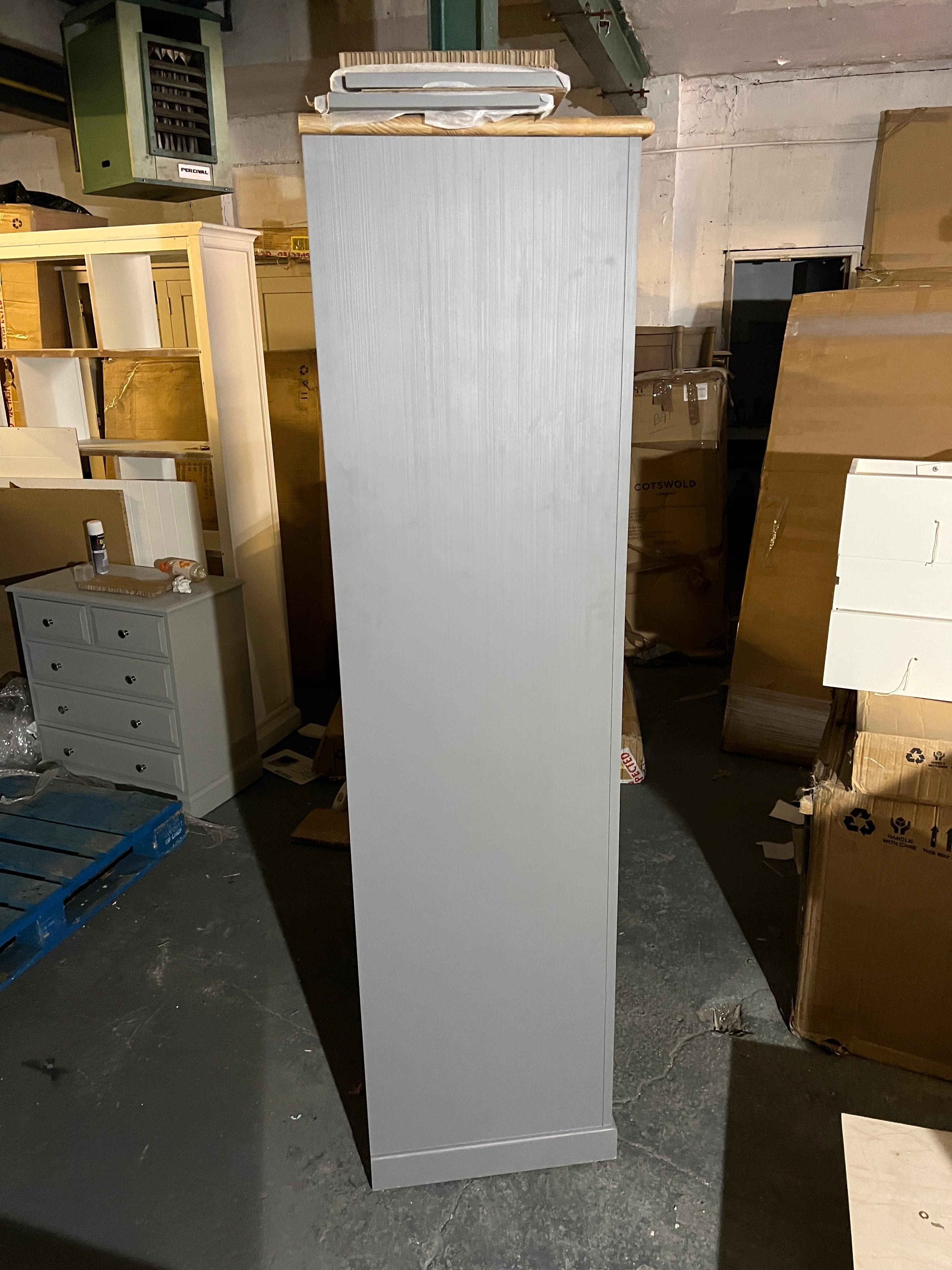 Painswick Storm Grey Double Farmhouse Larder furniture delivered