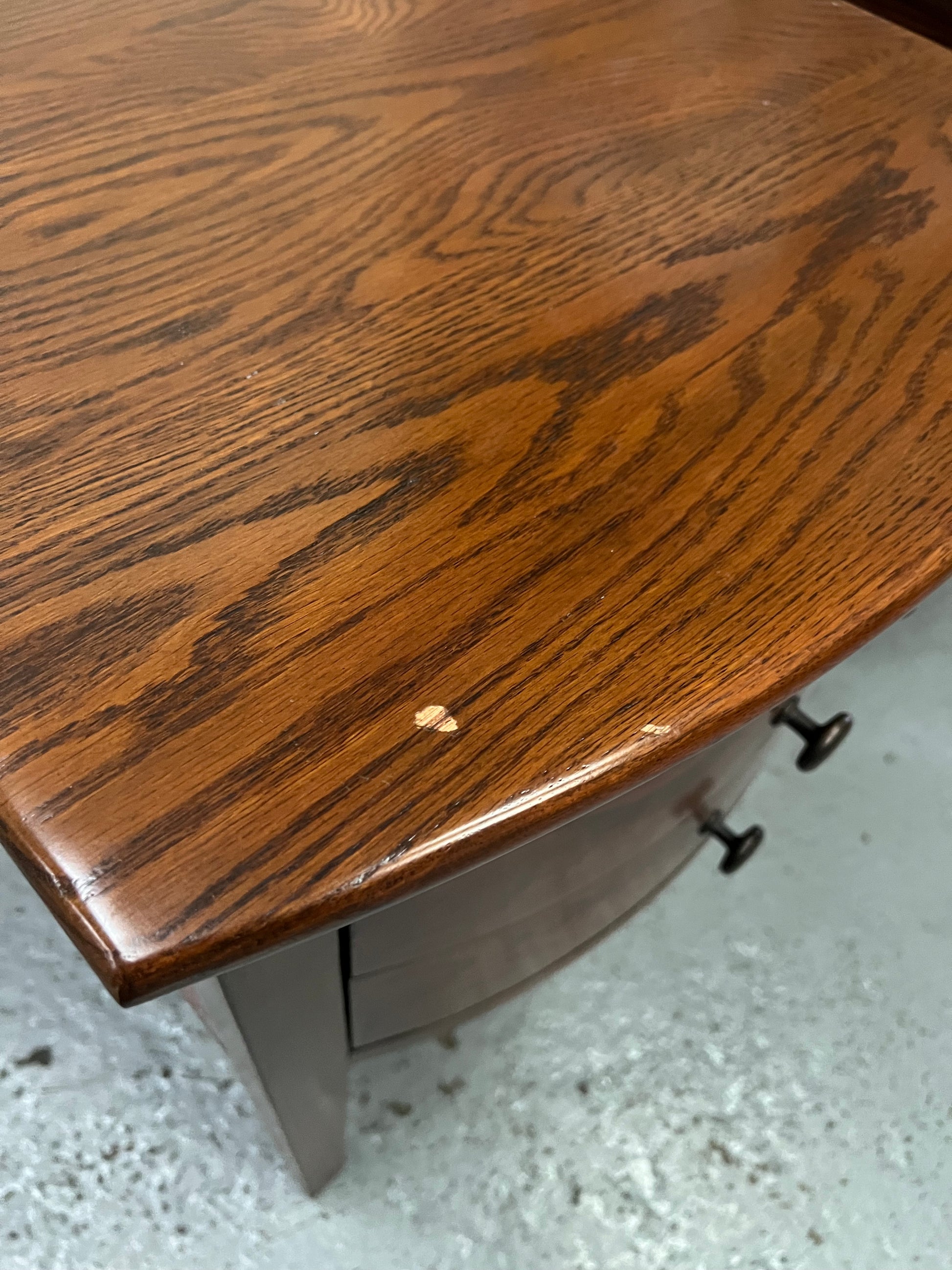 Set of two WINCHCOMBE DARK OAK
2 Drawer Bedside Tables Quality Furniture Clearance Ltd