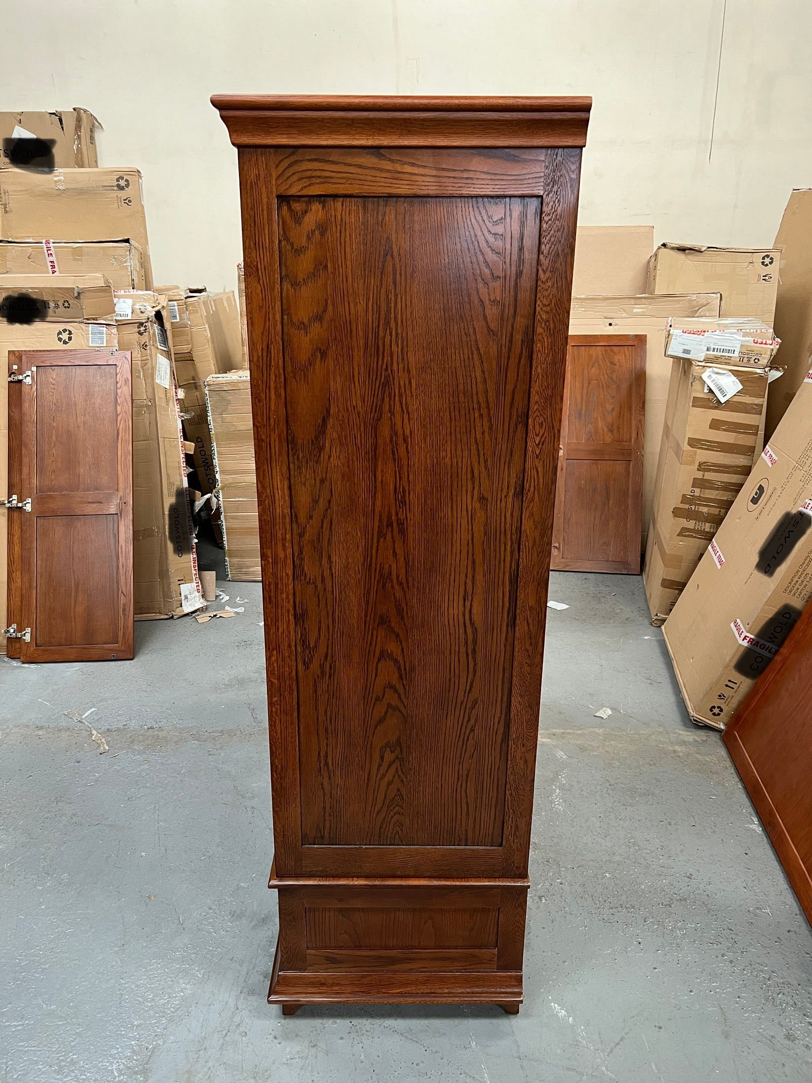 Winchcombe Dark Oak Triple Wardrobe Quality Furniture Clearance Ltd