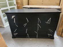 Load image into Gallery viewer, Chantilly Dusky Black 10 Drawer Chest furniture delivered
