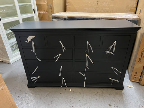 Chantilly Dusky Black 10 Drawer Chest furniture delivered