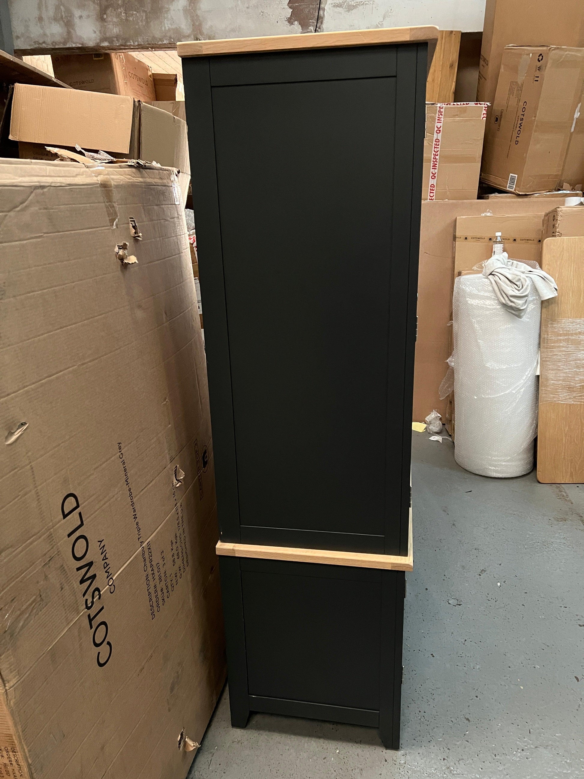 CHESTER CHARCOAL Hideaway Home Office Quality Furniture Clearance Ltd