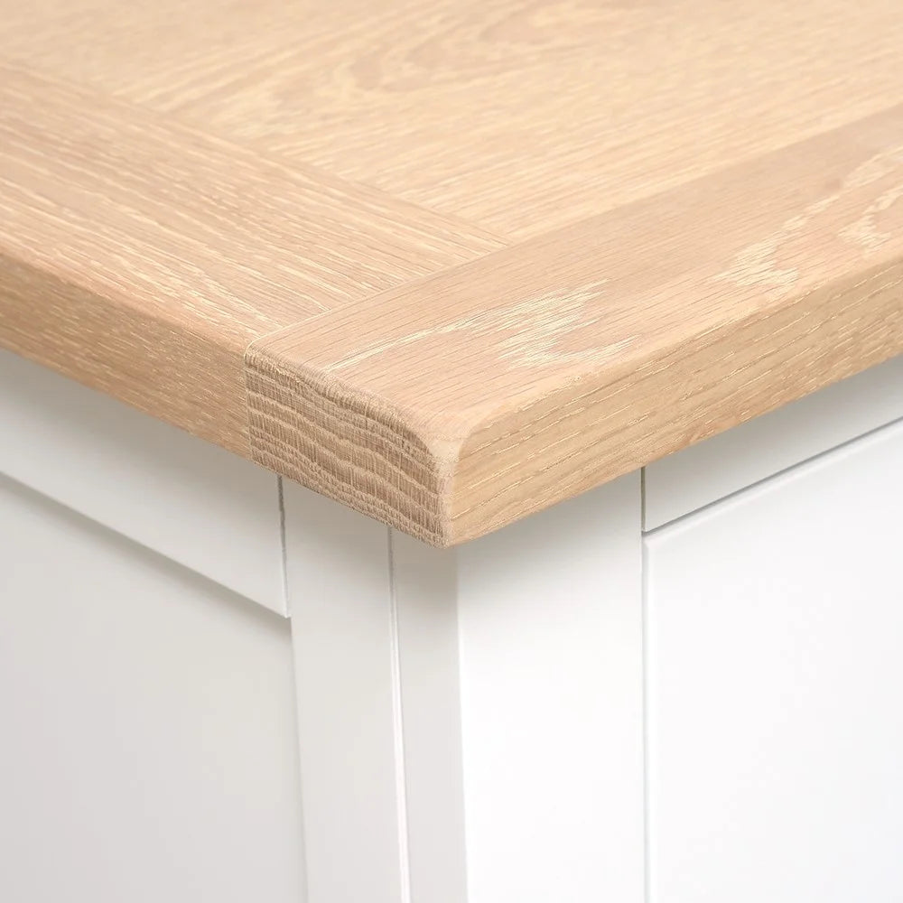 Chester Pure White 7 Drawer Chest Quality Furniture Clearance Ltd