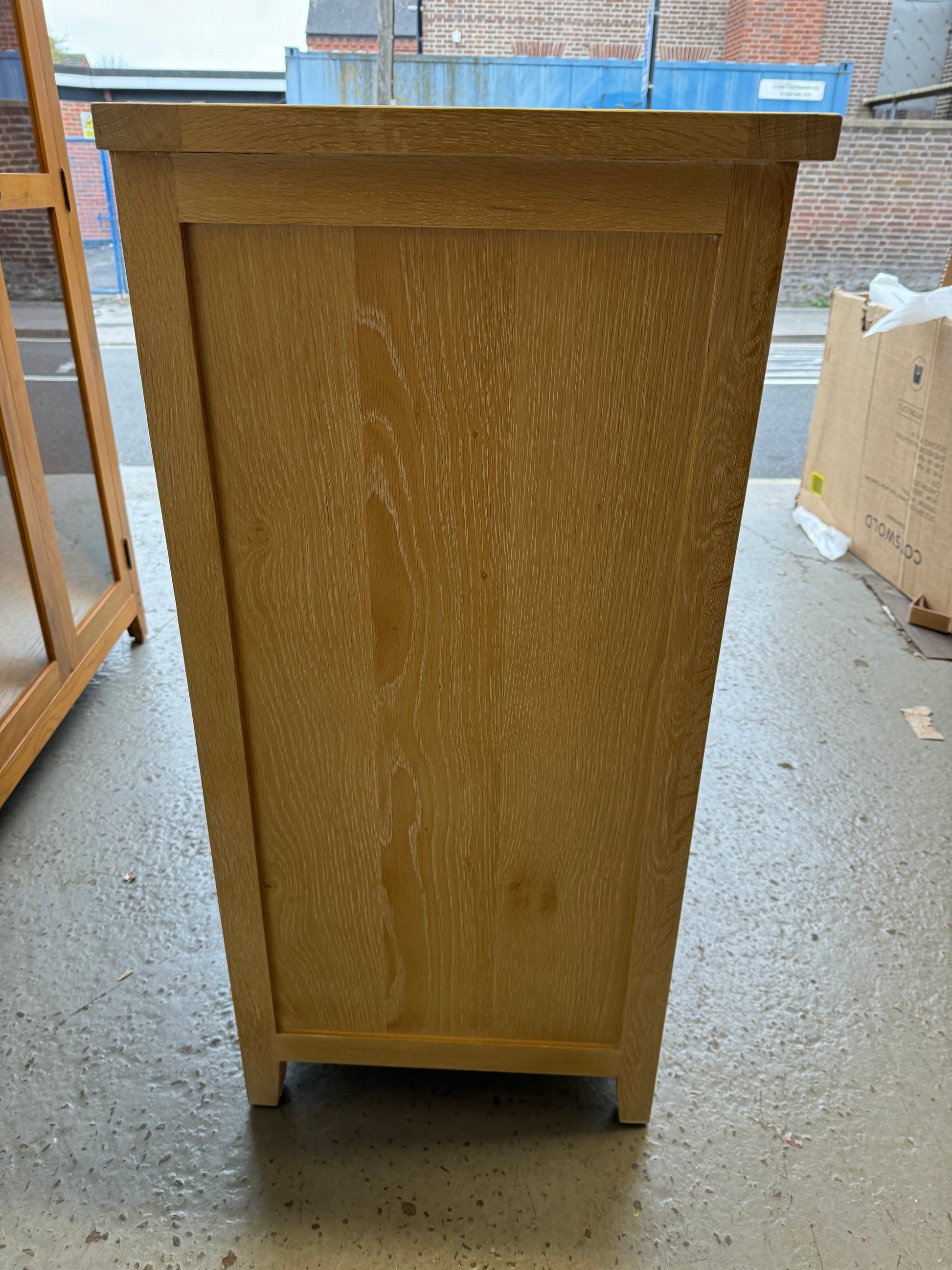 INGLESHAM WHITEWASH OAK 10 Drawer Chest Quality Furniture Clearance Ltd