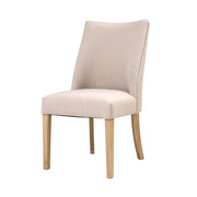 TULIP
Stone Linen Dining Chair - set of 2 Quality Furniture Clearance Ltd