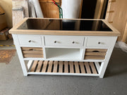CHESTER PURE WHITE Kitchen Island furniture delivered