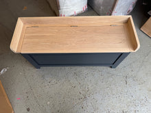 Load image into Gallery viewer, Chester Charcoal Large Shoe Storage Trunk and Bench furniture delivered
