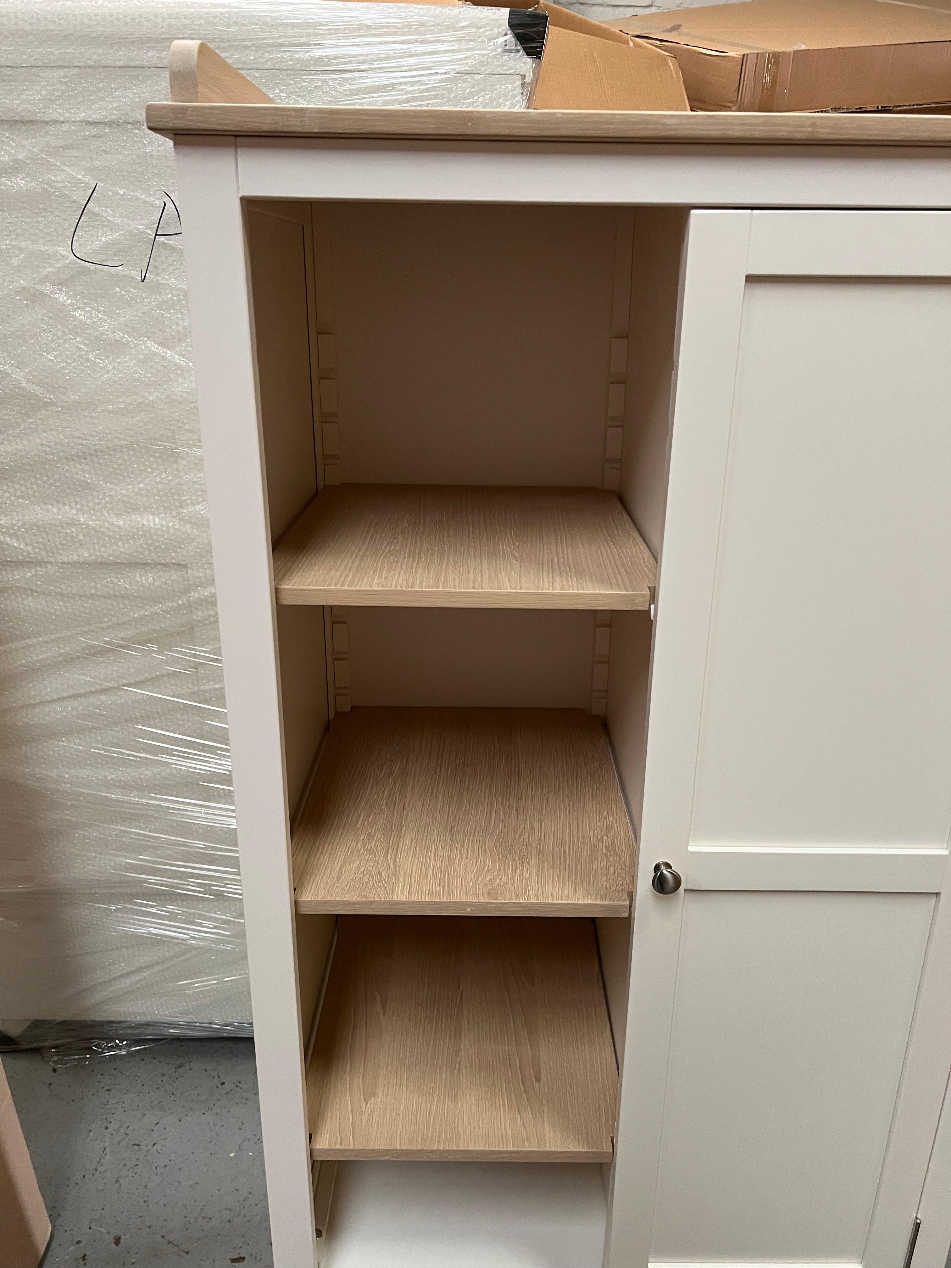 CHESTER PURE WHITE
Open Petite Wardrobe Quality Furniture Clearance Ltd